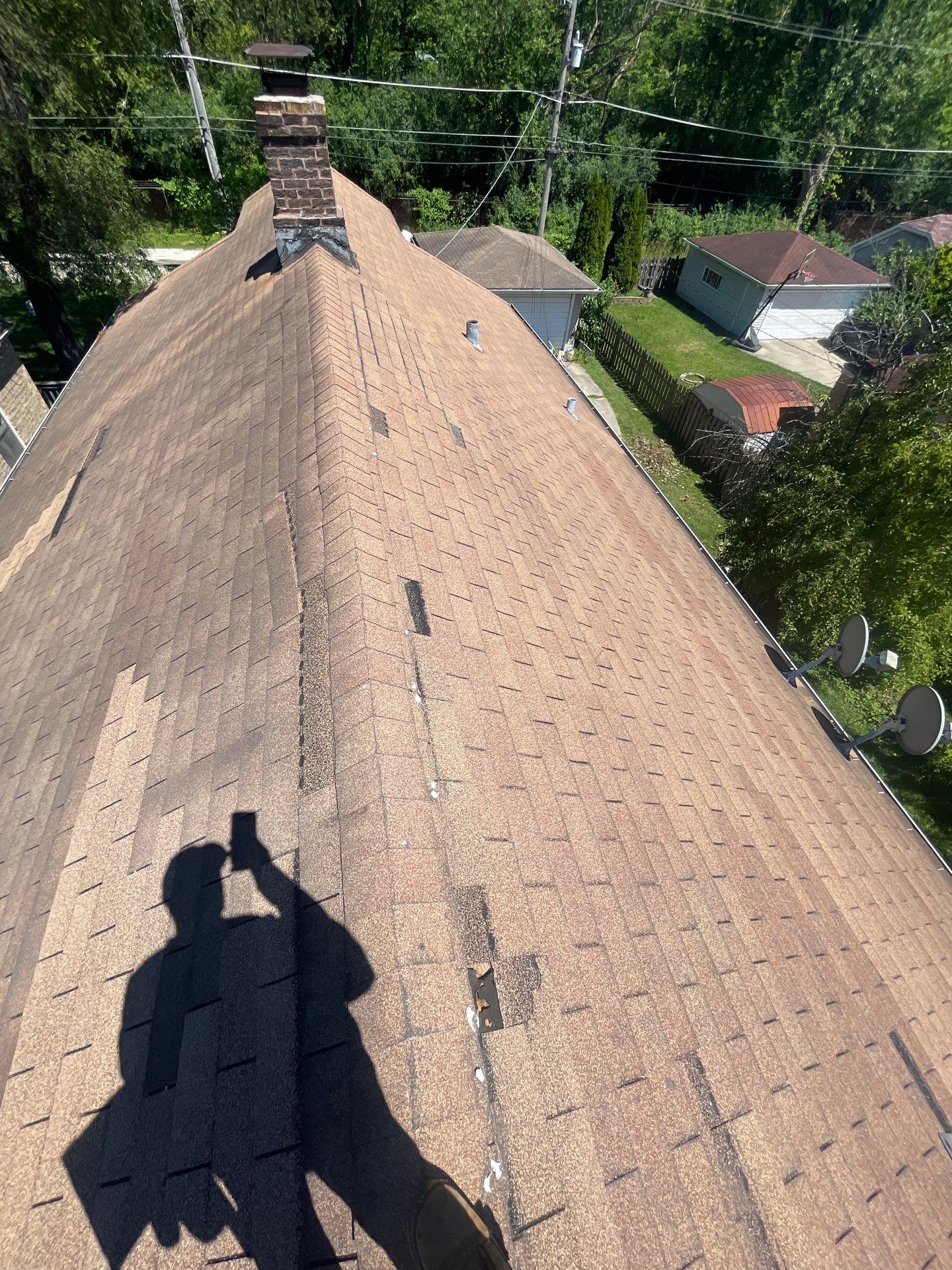 Roof replacement by hail and wind damage by Just Brilliant Restoration JBR