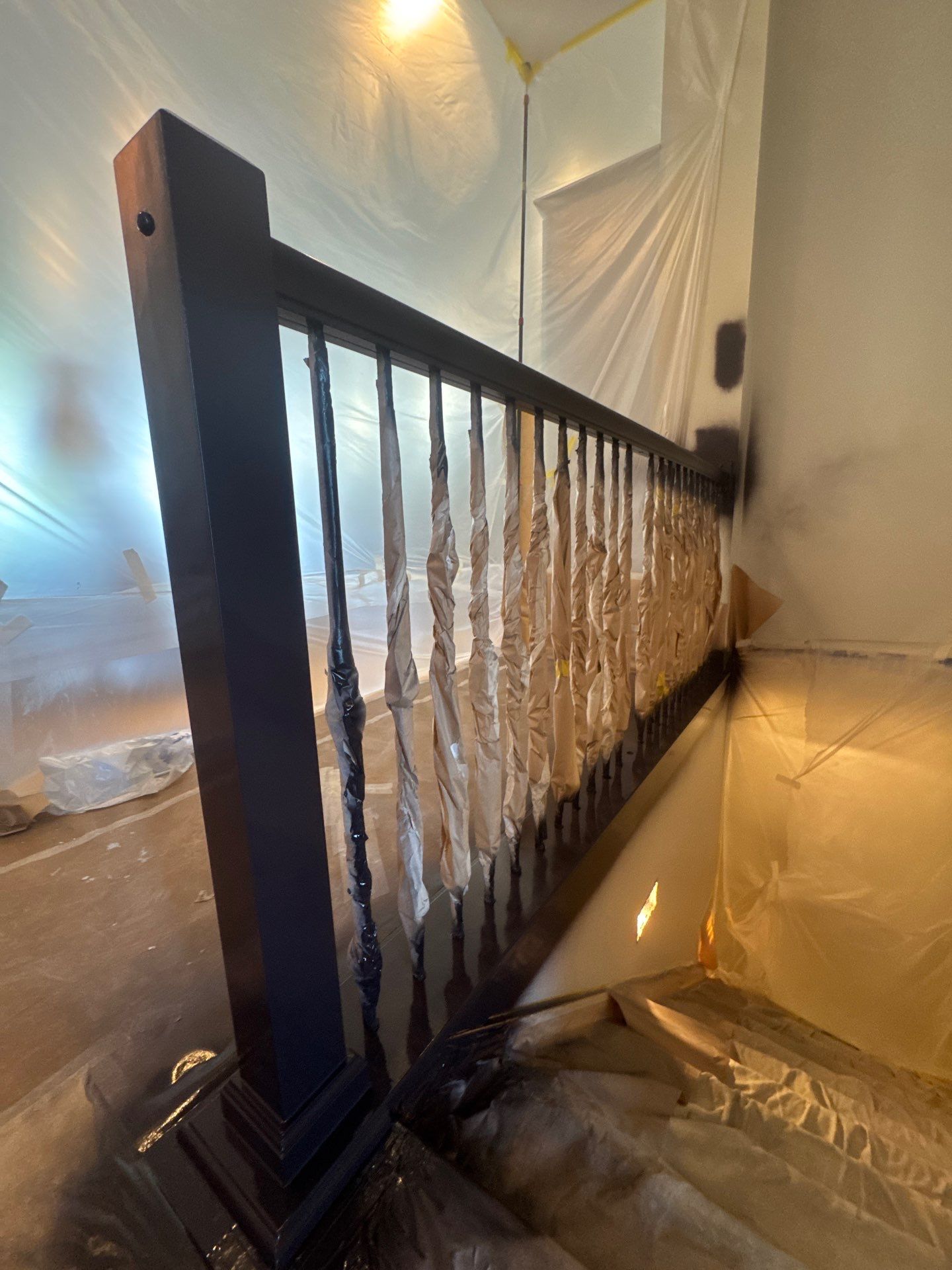 Residential Interior Repaint Color Change on Walls and Cabinets by Midwest Paint LLC
