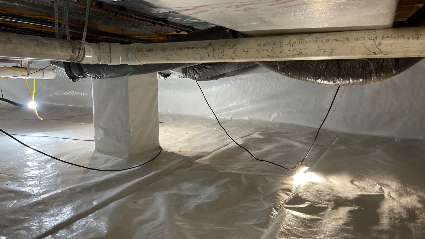 Crawl Space Waterproofing & Encapsulation using GrateProducts by Toledo Basement Repair