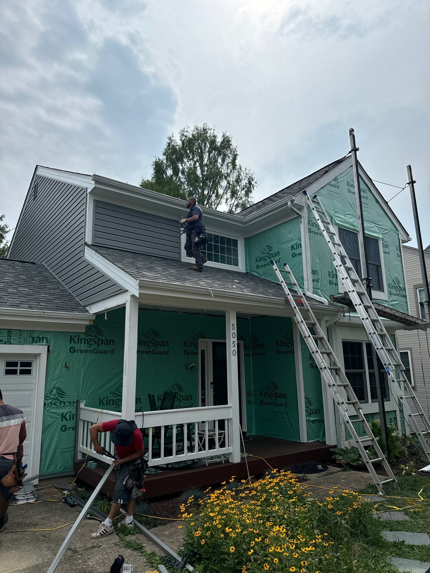 New Prodigy siding with One-piece insulated siding system & Exterior painting   by Alpha Design Services