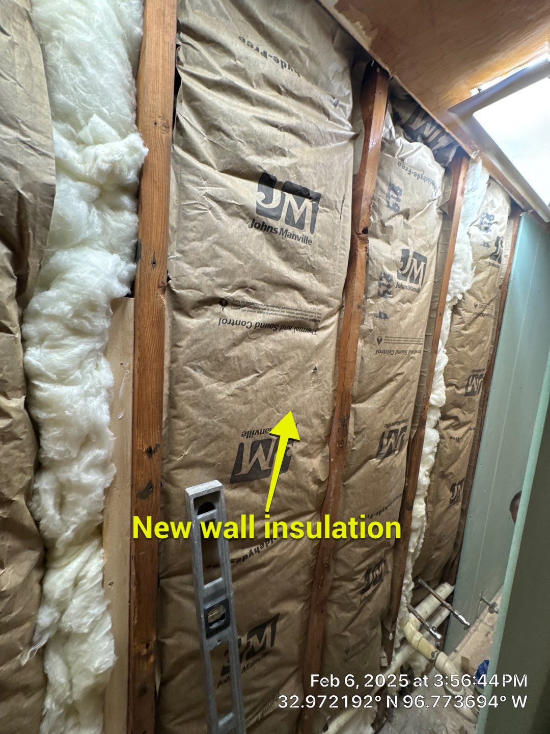 Reconstruction of bathroom after mold remediation by SLM General Contractors & Roofing