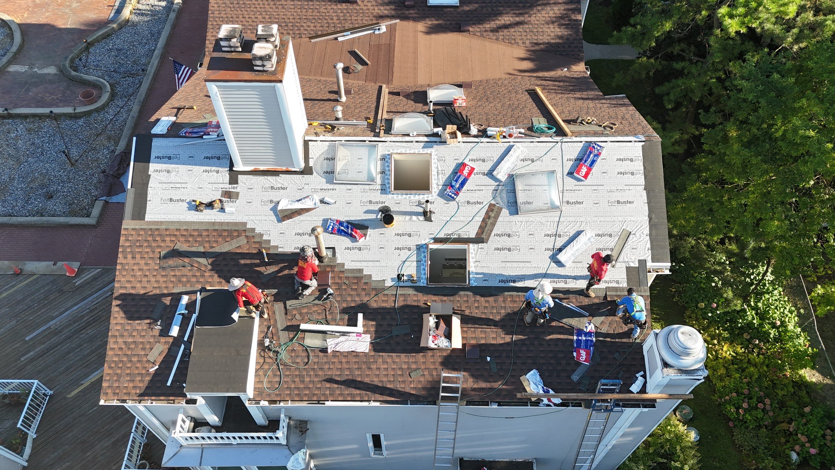 Roof Project in City Island, NY by All State Home Improvement Inc.
