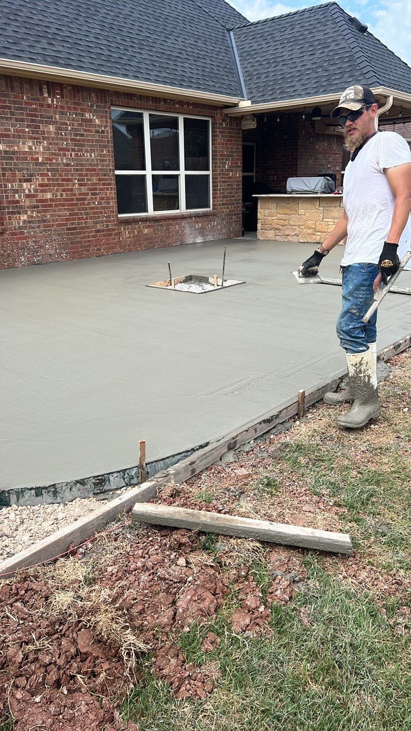 Concrete and Drainage using Concrete by Clays Services Inc