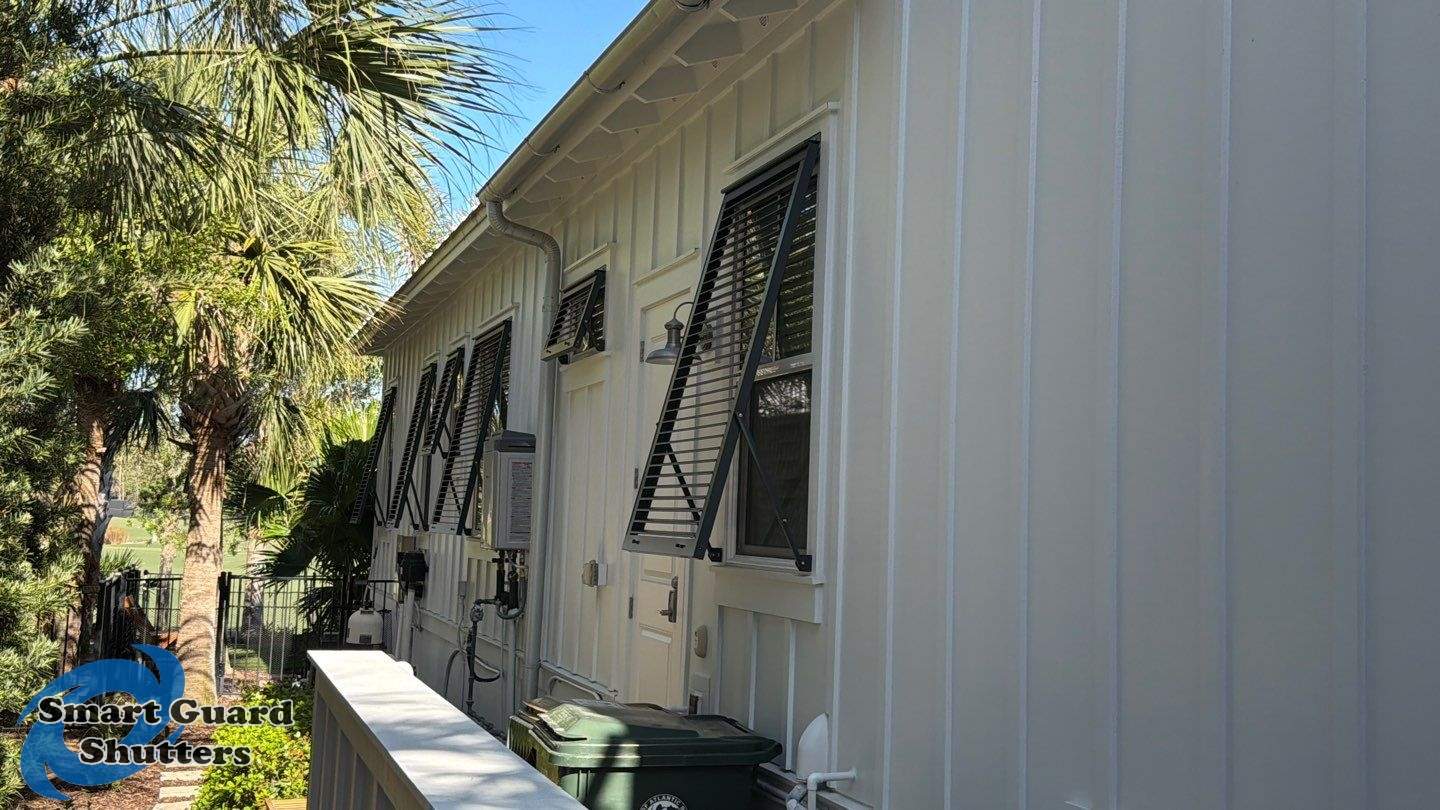 Impact Bahamas in Matte Anthracite Grey by Smart Guard Shutters