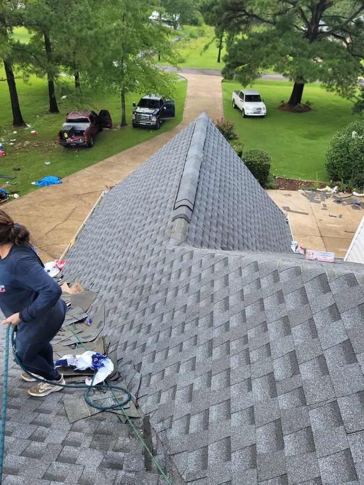 Residential Roofing Installation using Roof Replacement by American Roofing & Construction LLC