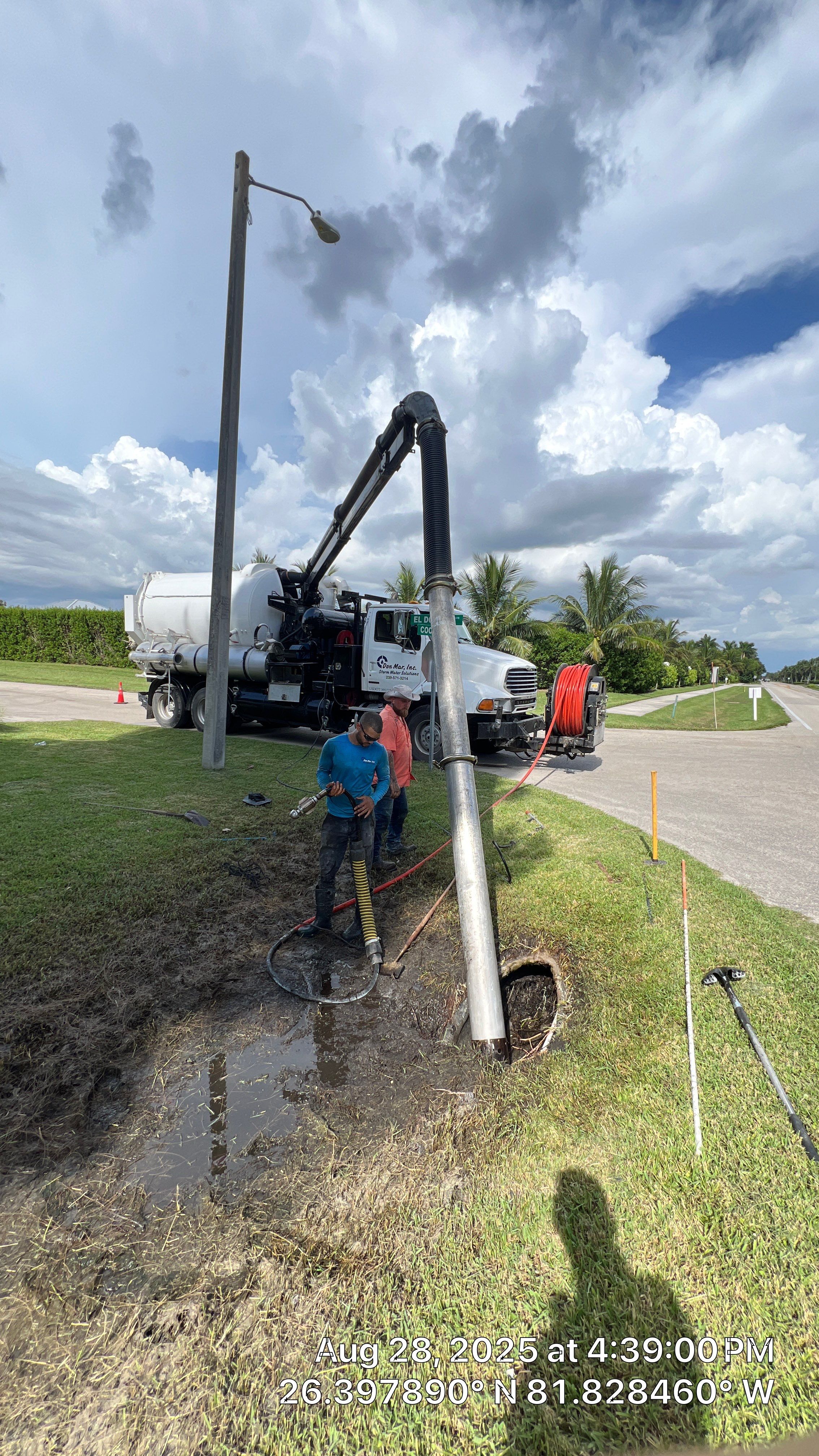 El Dorado/Coconut Rd Culvert Cleaning by Don Mar, Inc. Storm Water Solutions