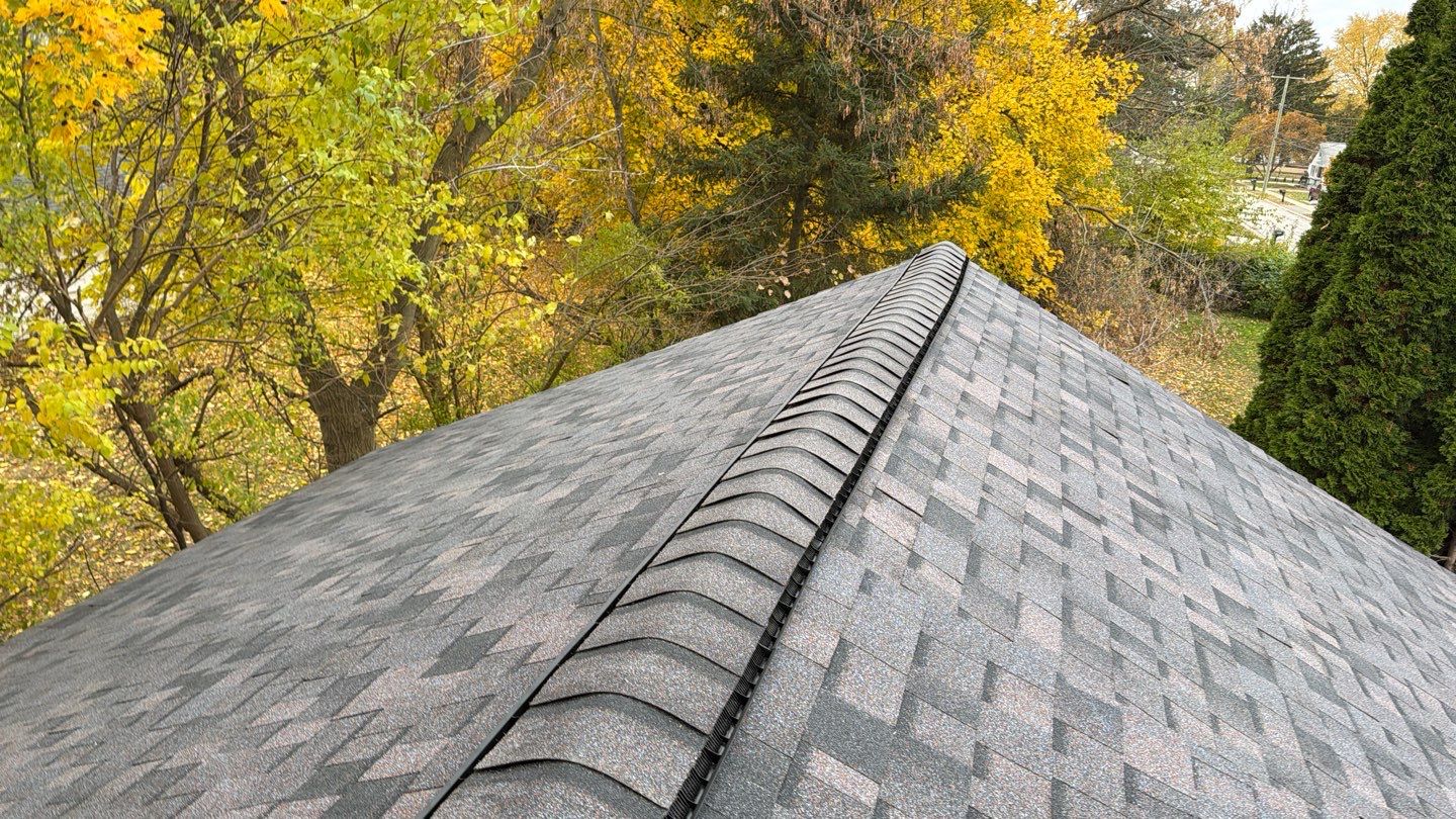 Roof Replacement using Owens Corning Midnight Plum by 180 Contractors