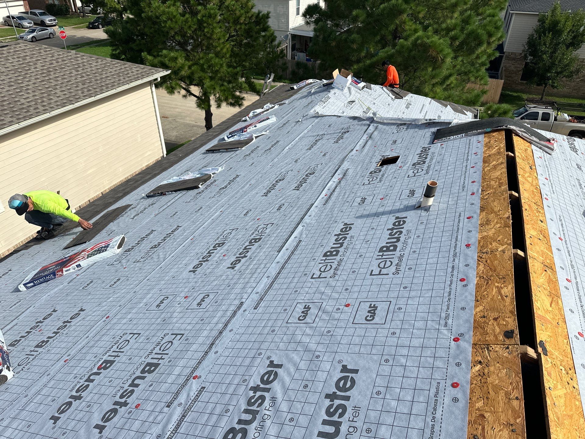 Project in Katy by Motion Roofing