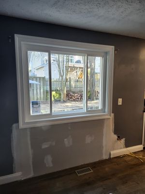 Provia 3 part slider in place of an entry door