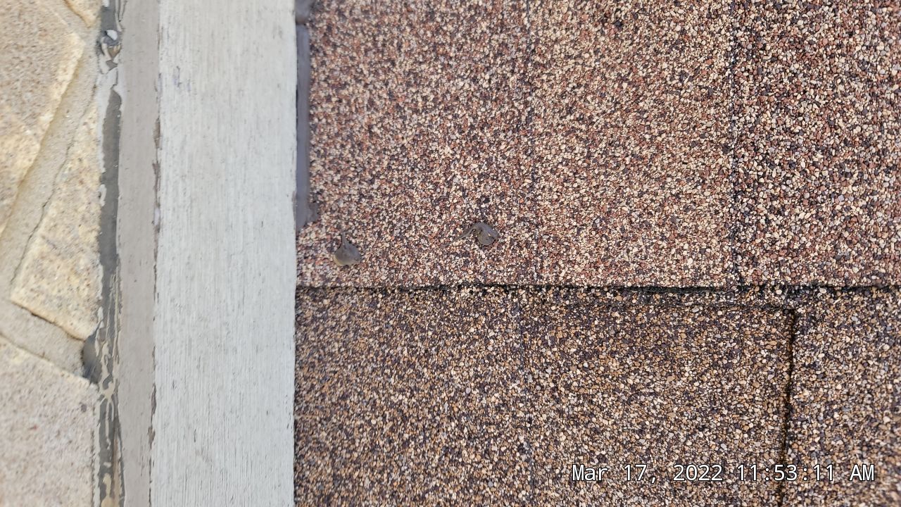 Leak Repair over Master Bedroom and Bathroom by Tex-Line Roofing