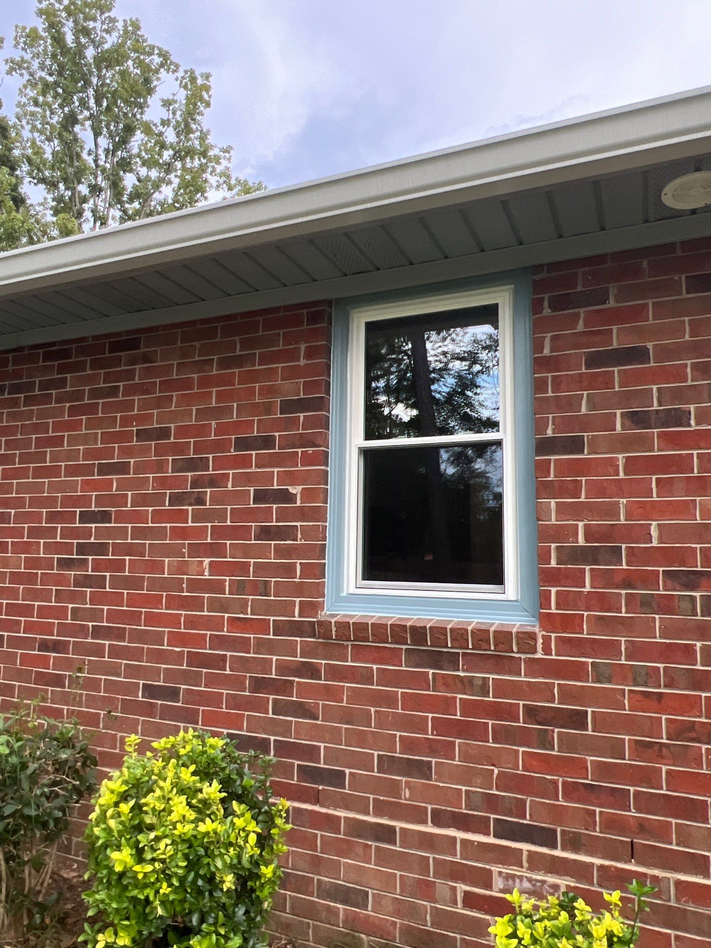 Twelve-Unit Vytex Window Replacement With Custom Blue Trim in Martinez by WindowMax
