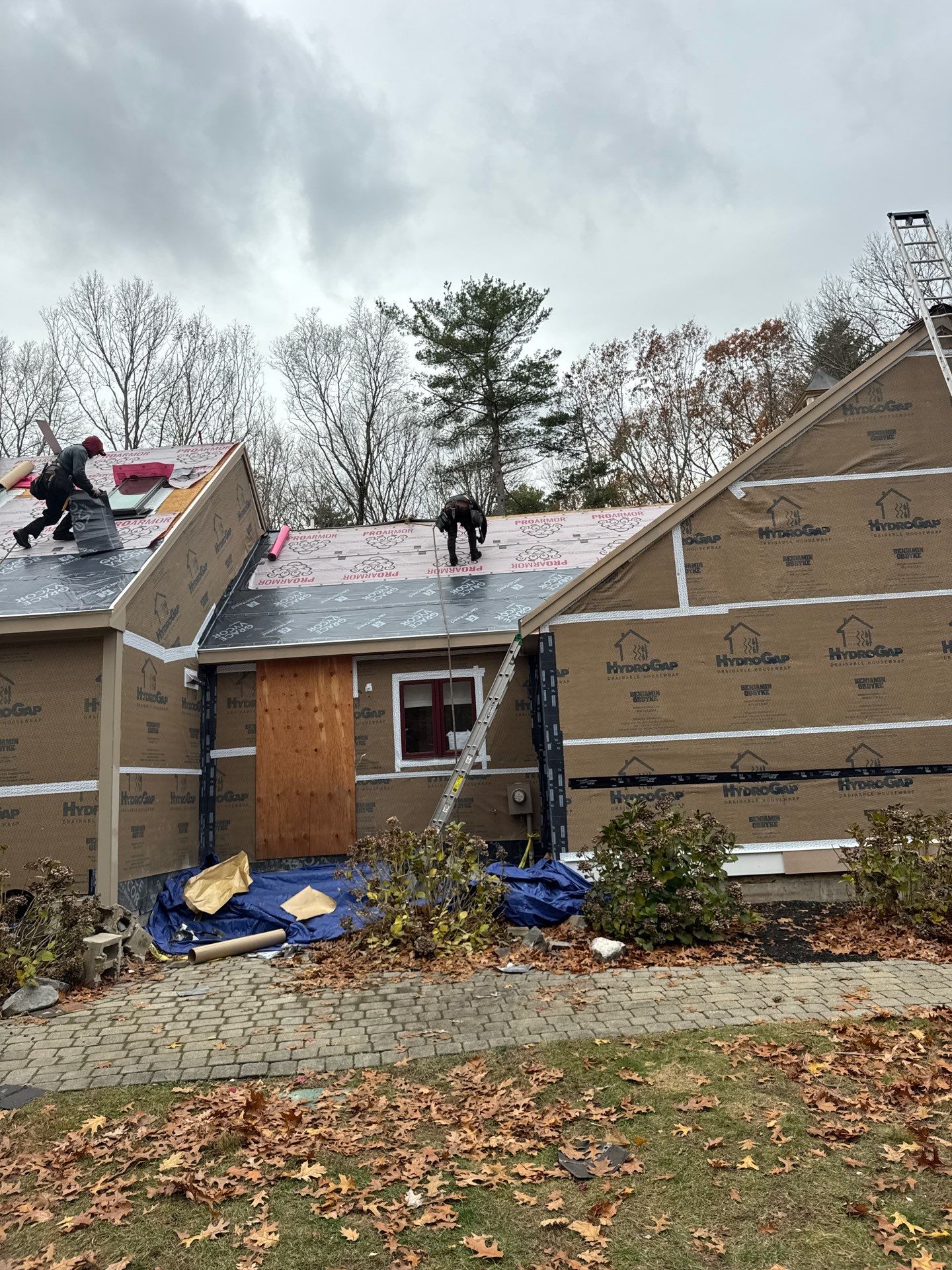 Complete House & Barn Roof with 13 Skylight Reflashing + EPDM Repairs by Mighty Dog Roofing of Greater Middlesex County