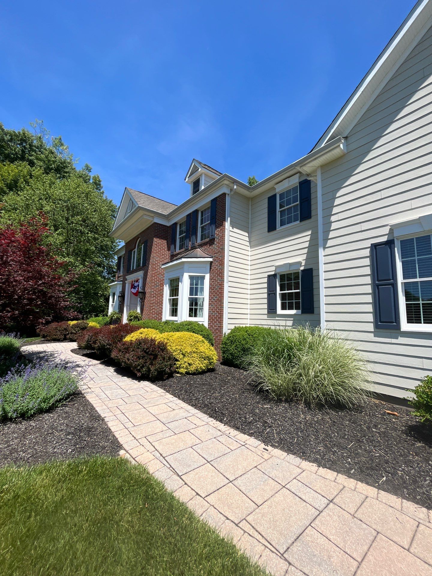 Lawn Care and Shrub Care at a beautiful Bridgewater property by Ants Plants