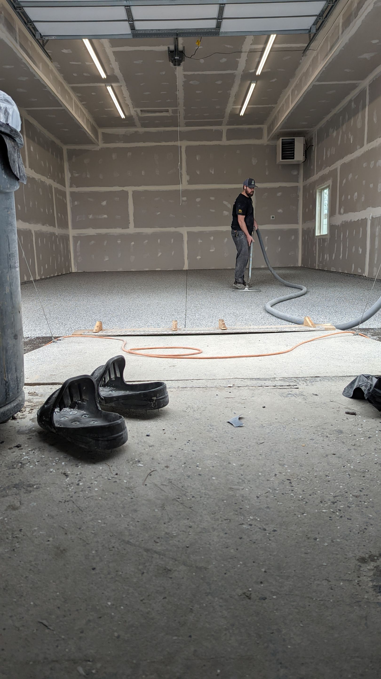 Garage Transformation using Domino by Croc Coatings, LLC