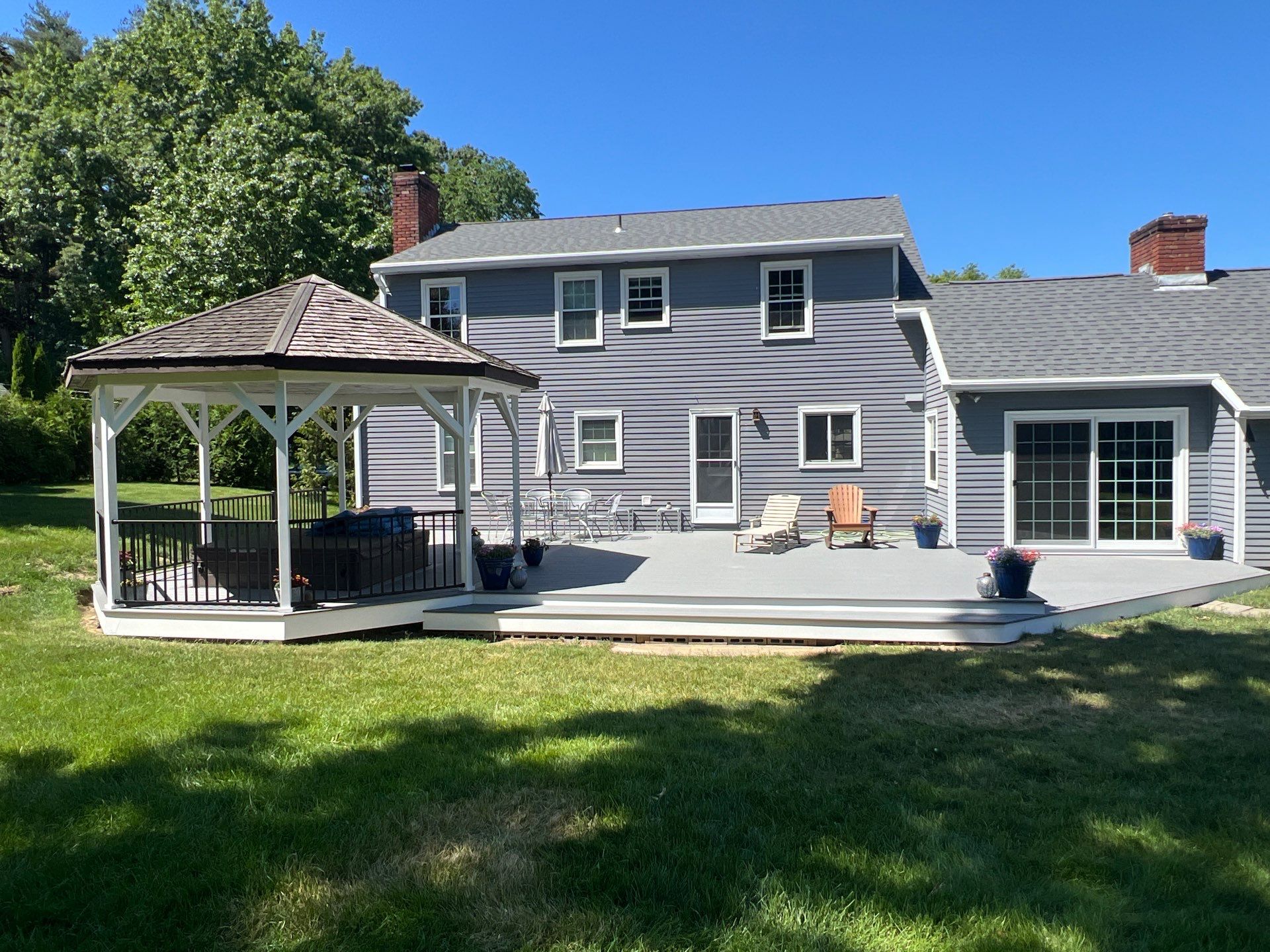 Deck Repair using Trex Select Decking by Chagnon Building & Remodeling LLC