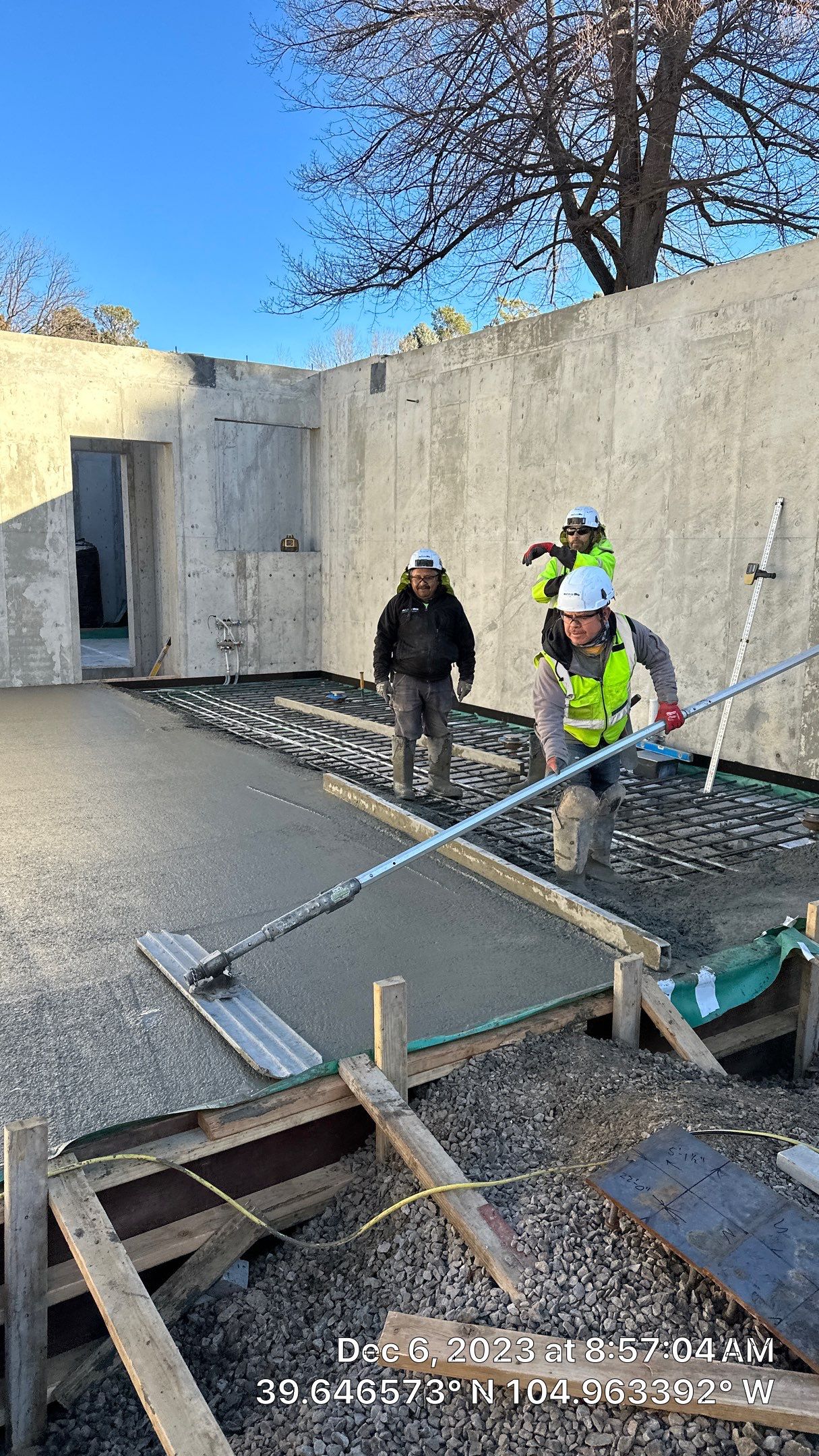 Concrete Patios, Driveways, Sidewalks using concrete by Cain Construction