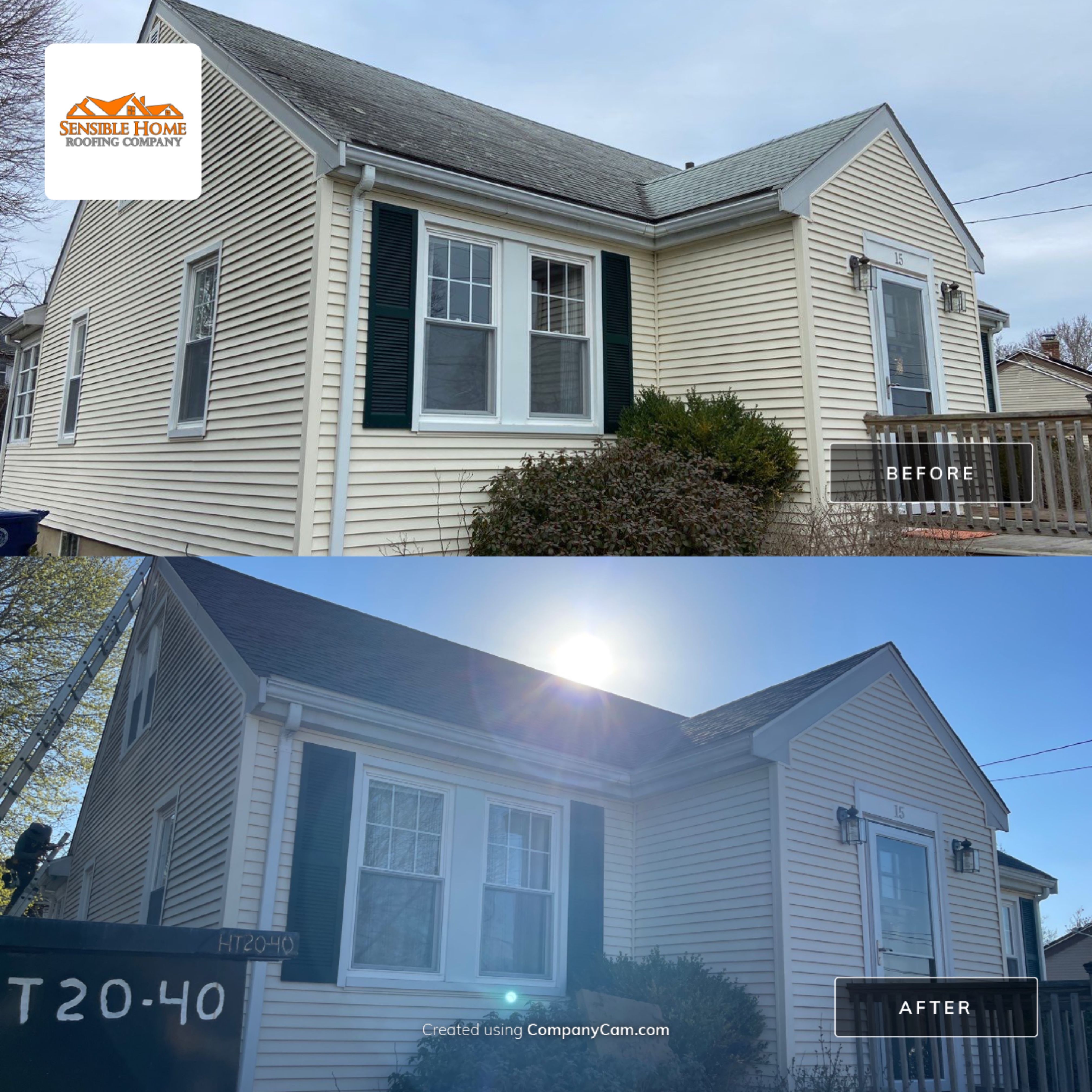Residential Roofing Installation using GAF Timberline HDZ by Sensible Home Solutions