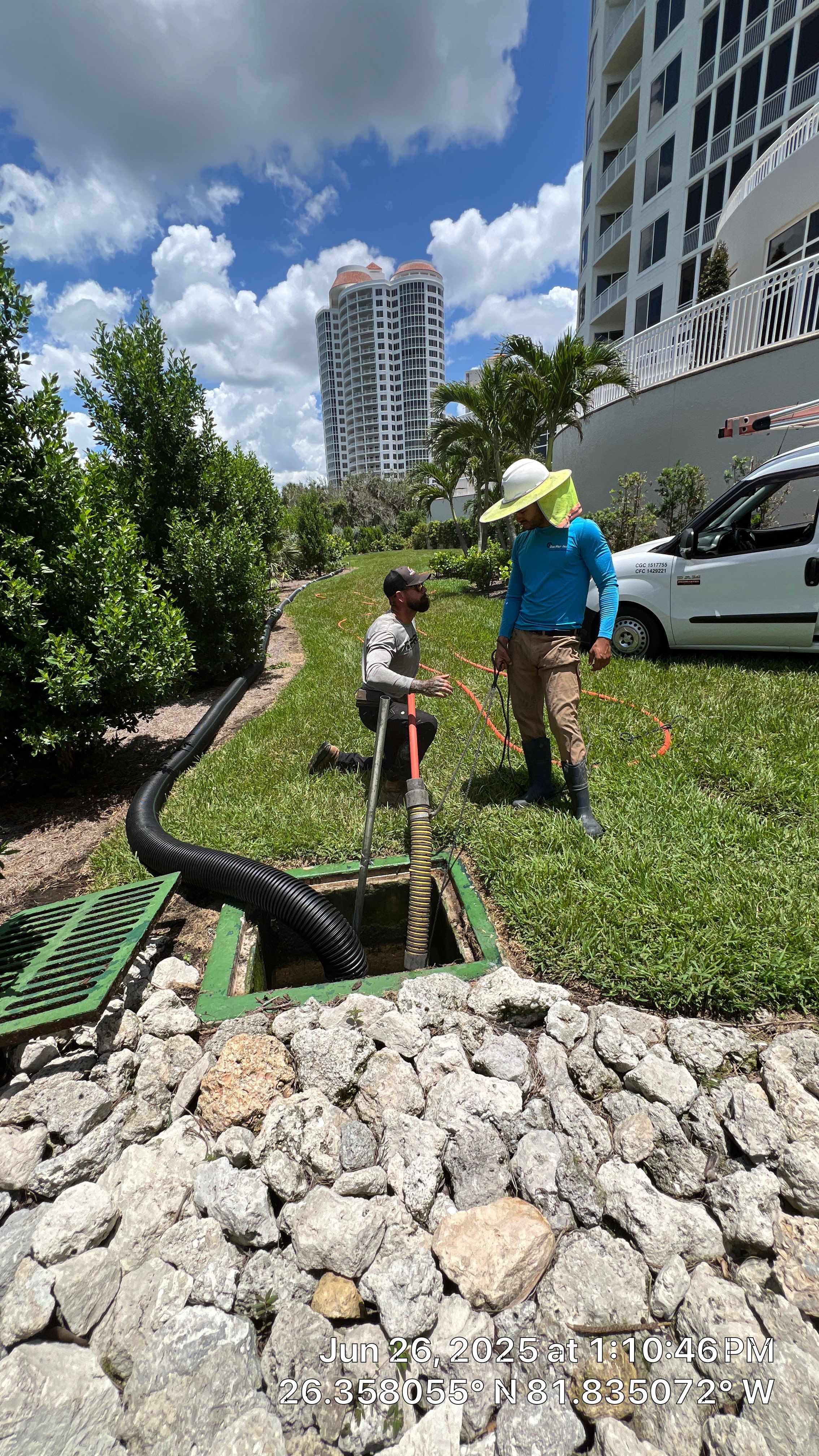 Bonita Bay Condo Stormwater Maintenance with PRS by APS Power & Water