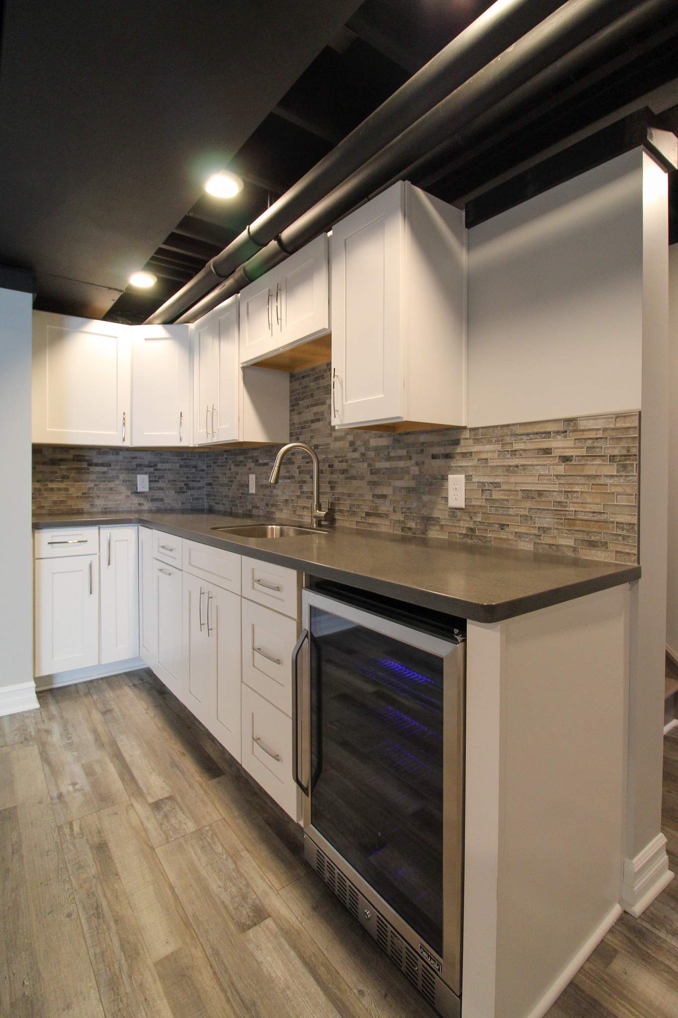 Basement Remodel by Ivy Lea Construction