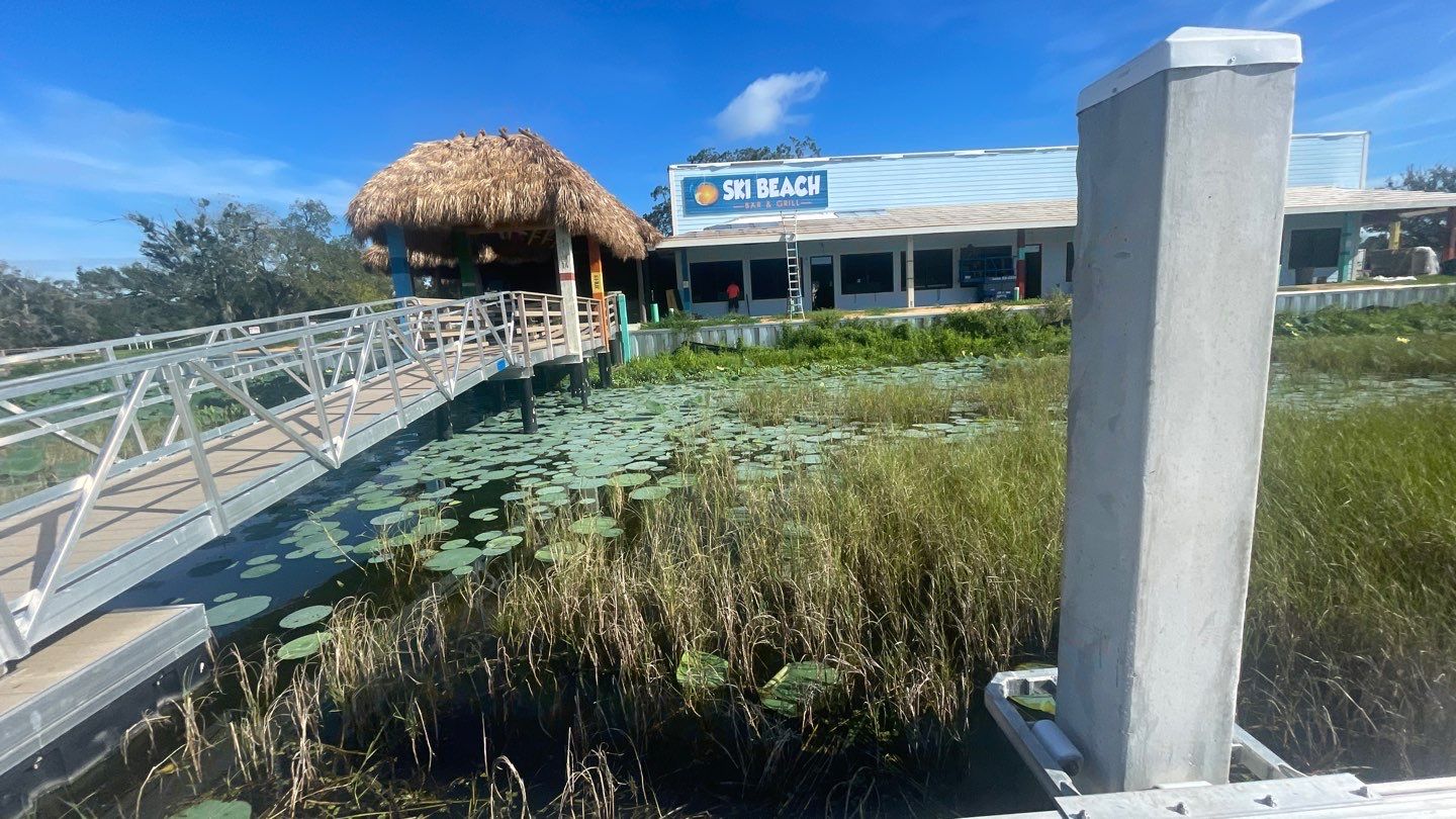 Channel Letters on Backer for Ski Beach Bar and Grill by SignCrafters