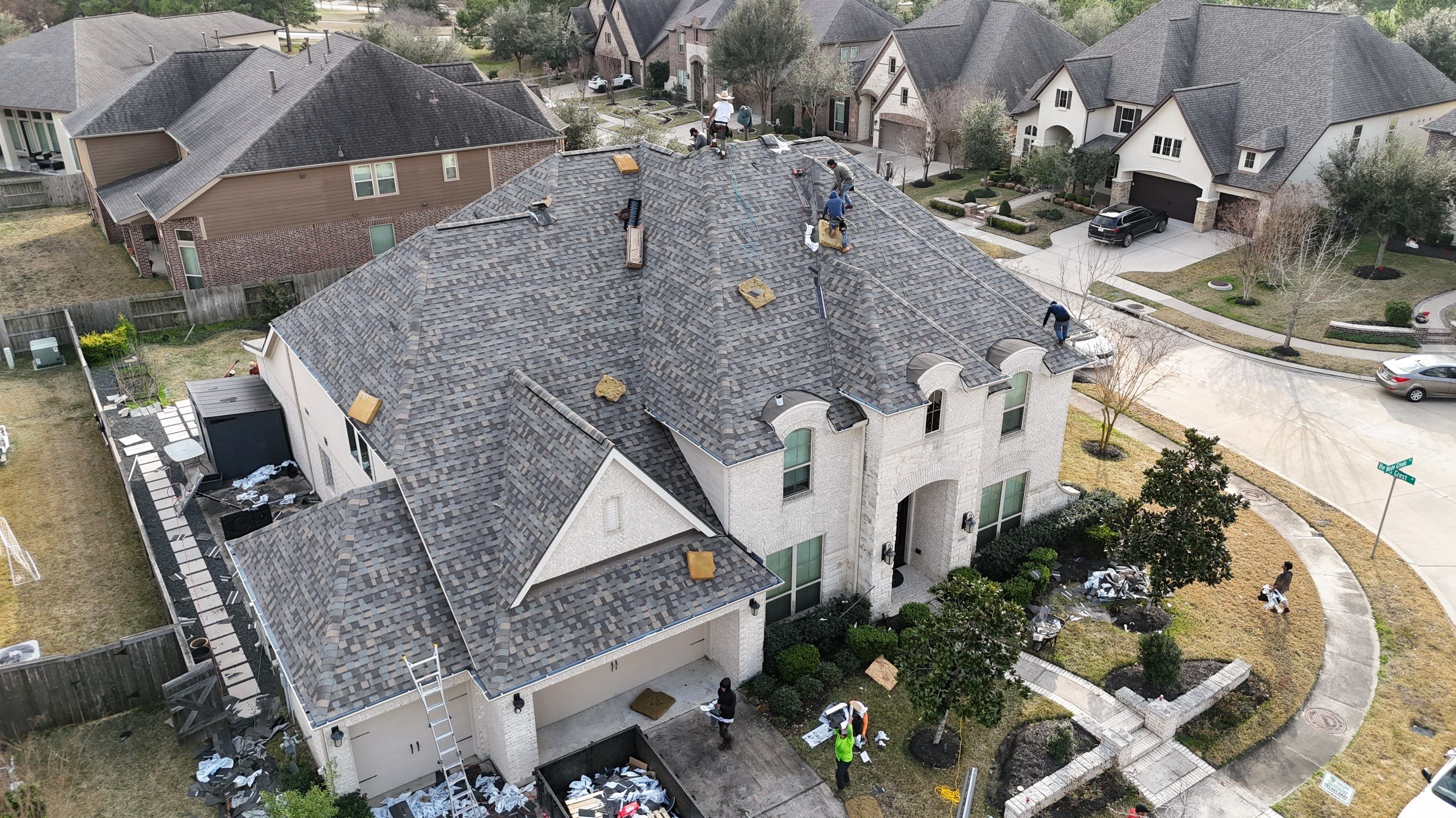 Roof Replacement in Cypress after Customer sustained Hail Damage! by Core Four Roofing