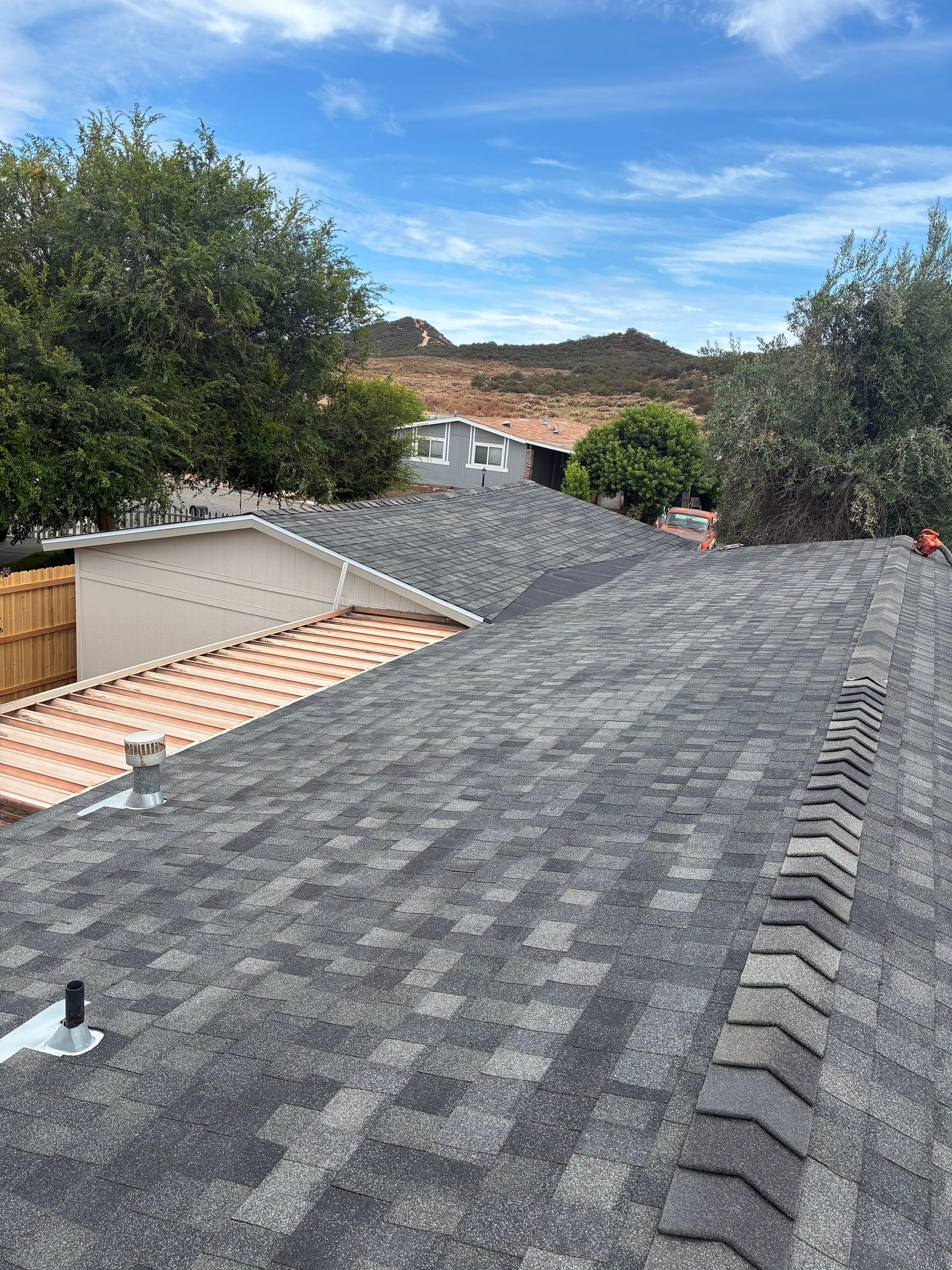 Residential Roof Replacement and Structural Decking Repairs in Wildomar by Reliable Roofing San Diego Inc.