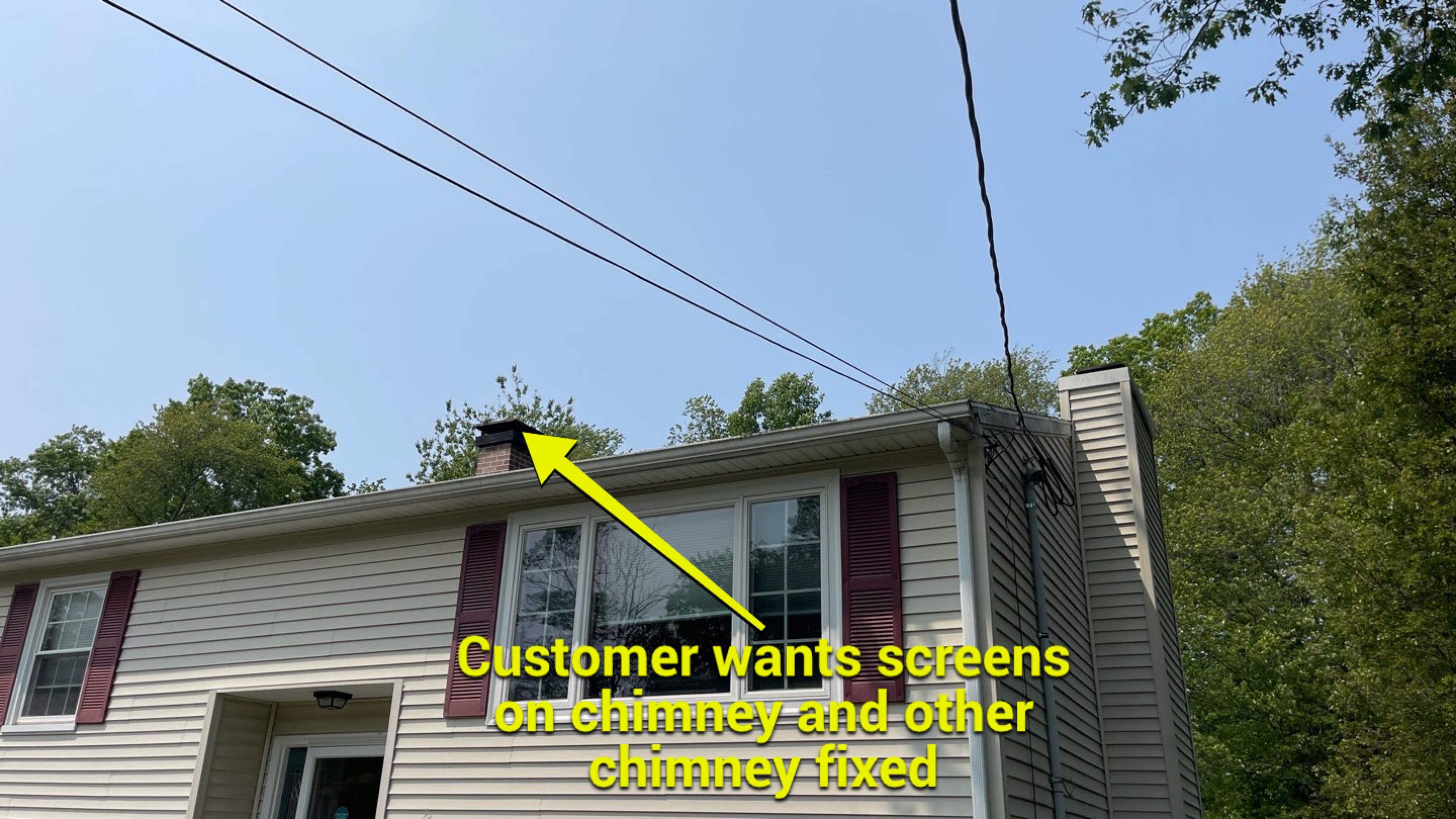 Gutter Cleaning Chimney top repair by A Plus Exterior