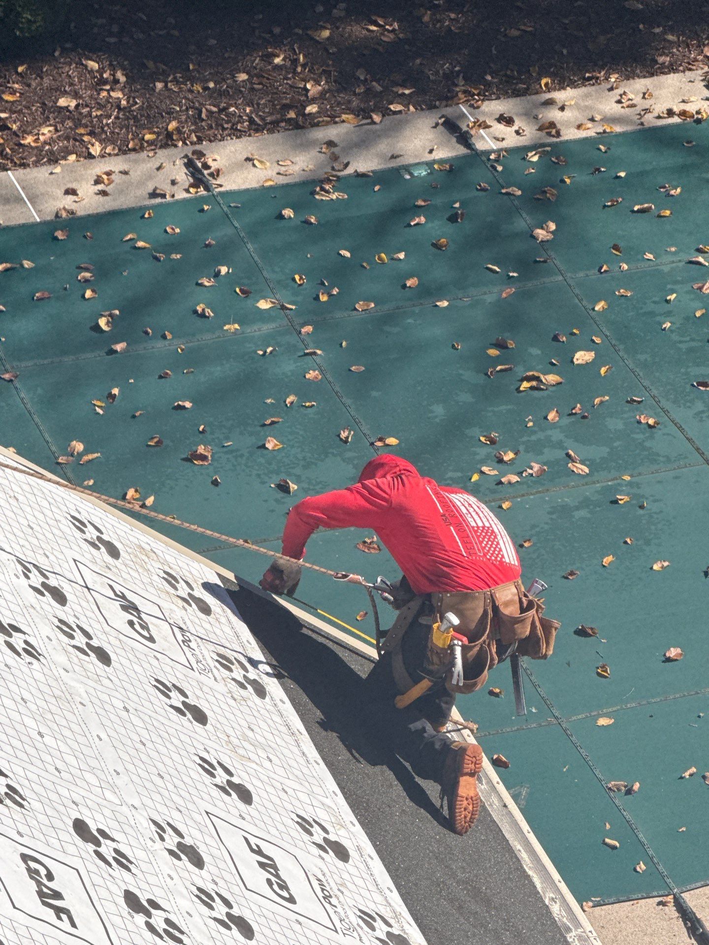 GAF SYSTEM INSTALL WEATHERED WOOD  by Teflon Roofing