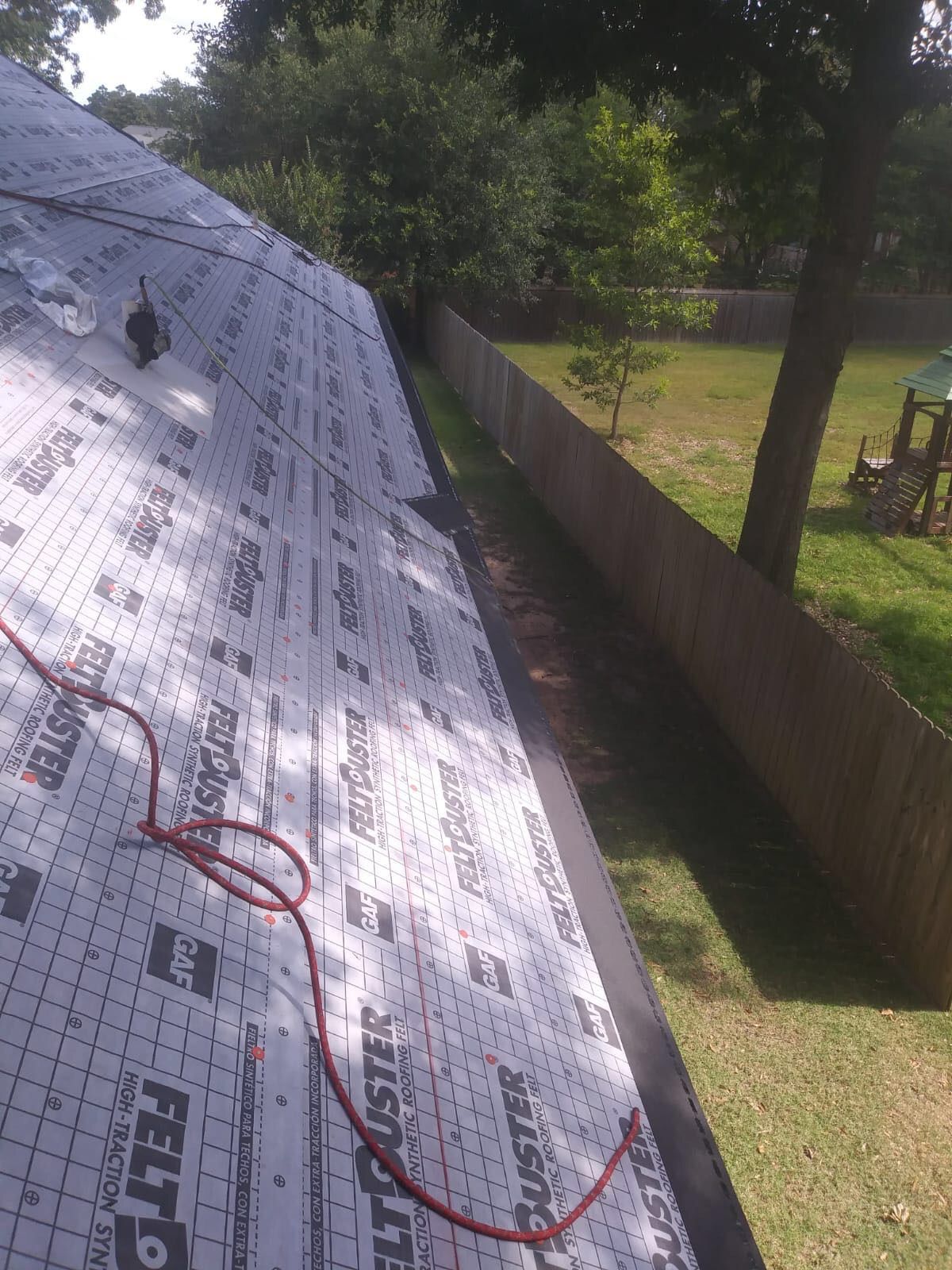Residential Roofing Installation using Roof Replacement by American Roofing & Construction LLC