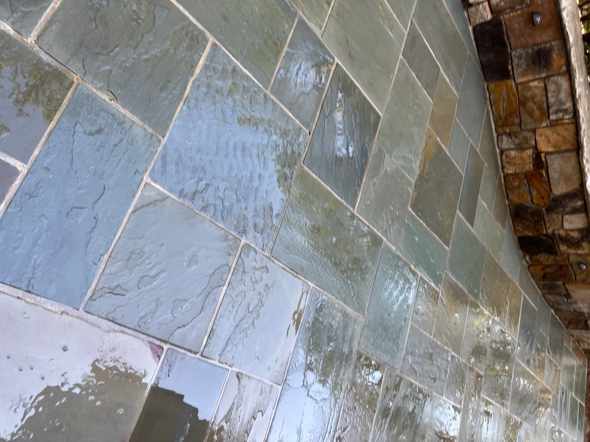travertine  using Concrete Sealant by DuraSeal
