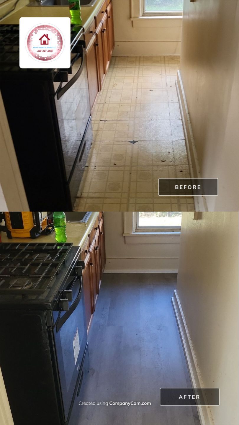 Flooring Installation using lvp by Matt's Honey Do Service