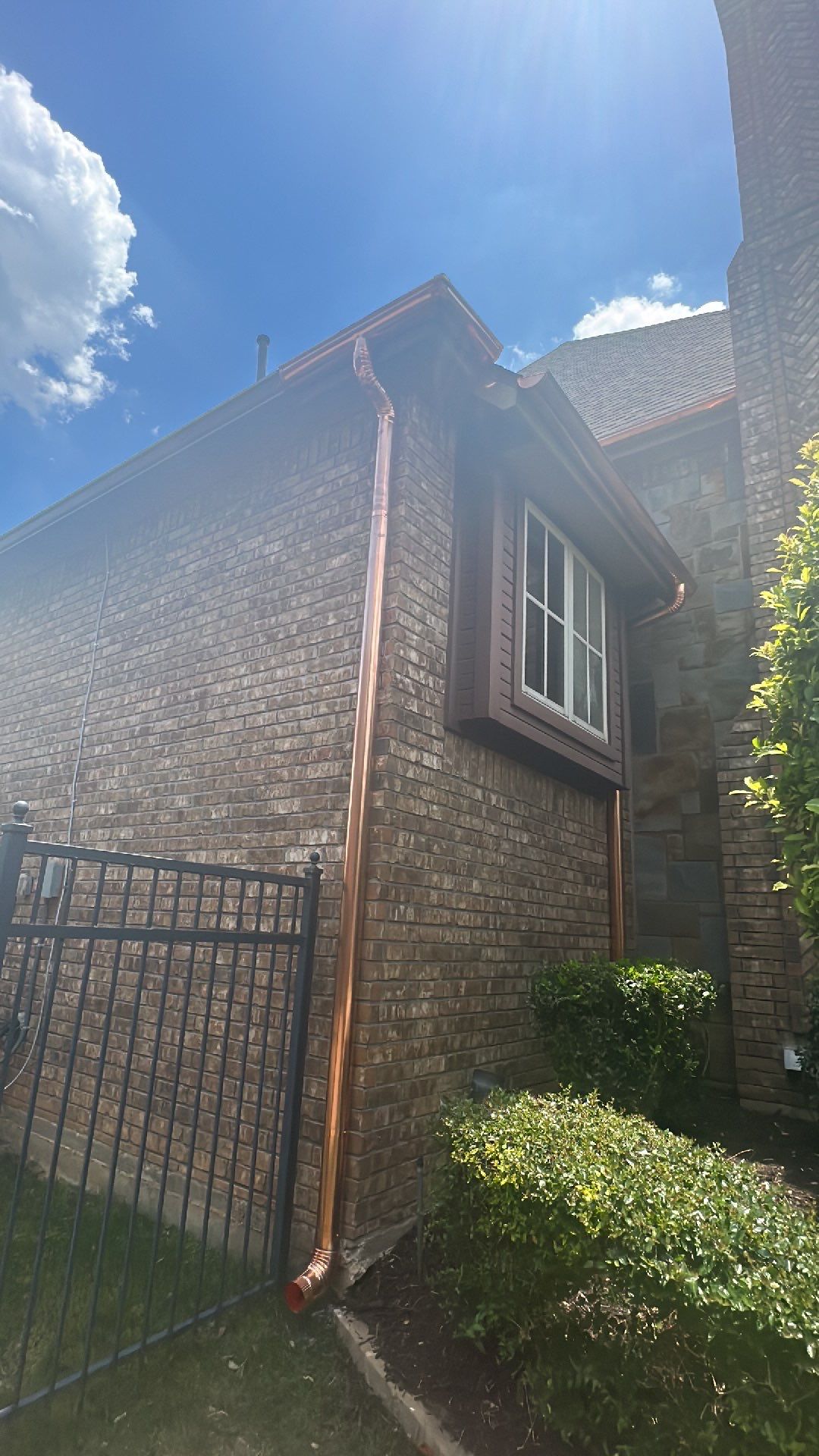 Beautiful Estate Remodel - Roof, Copper Gutters, Exterior Stain, Siding Replacement by First United Roofing & Construction