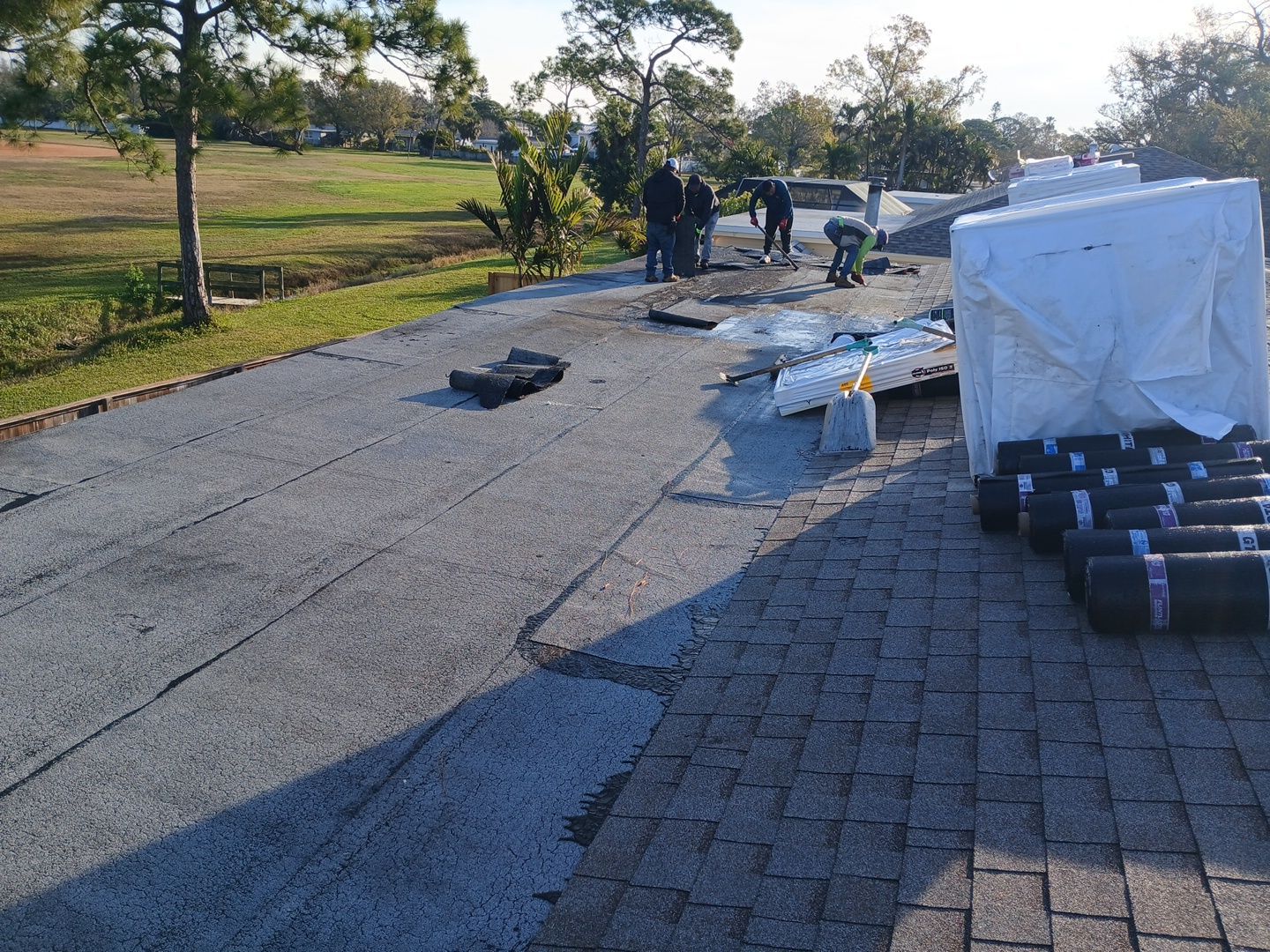 Project in St. Petersburg 33703 by Mitchell Roofing Company LLC