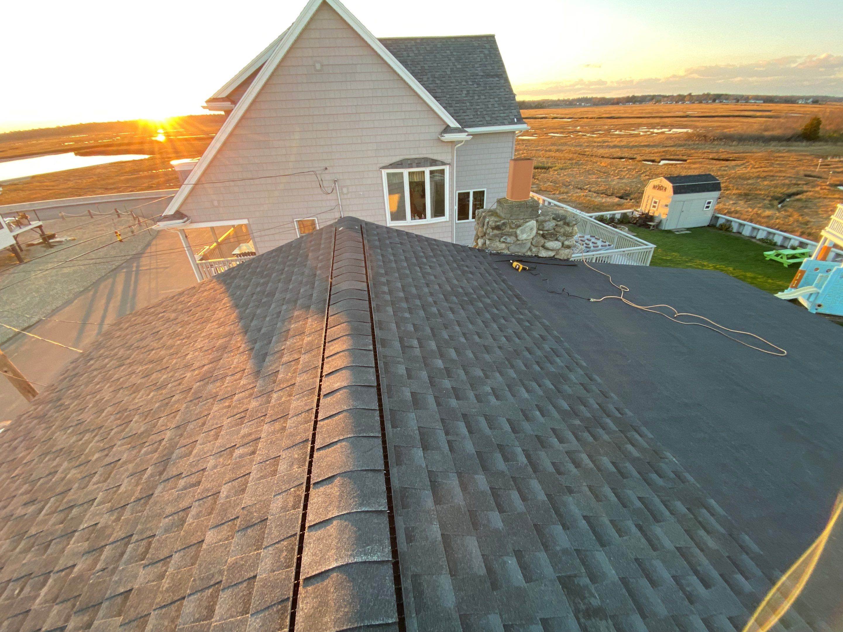 Residential Roofing Installation using GAF Timberline HDZ by Sensible Home Solutions