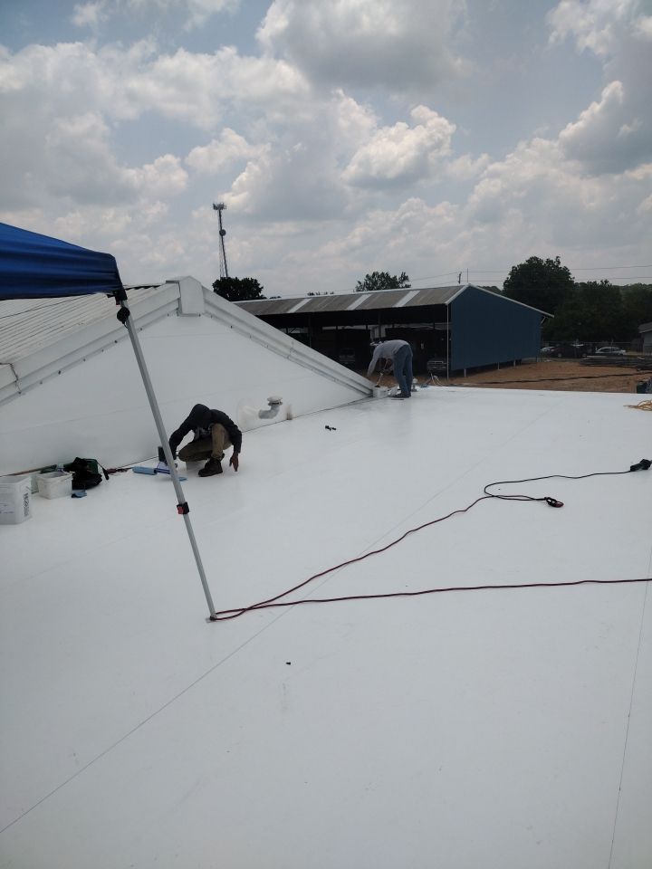 Office Building in Magnolia by Hostetler Roofing