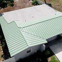 24ga 1" Nail-Strip Patina Green  by Total Roofing System The Metal Roof Experts