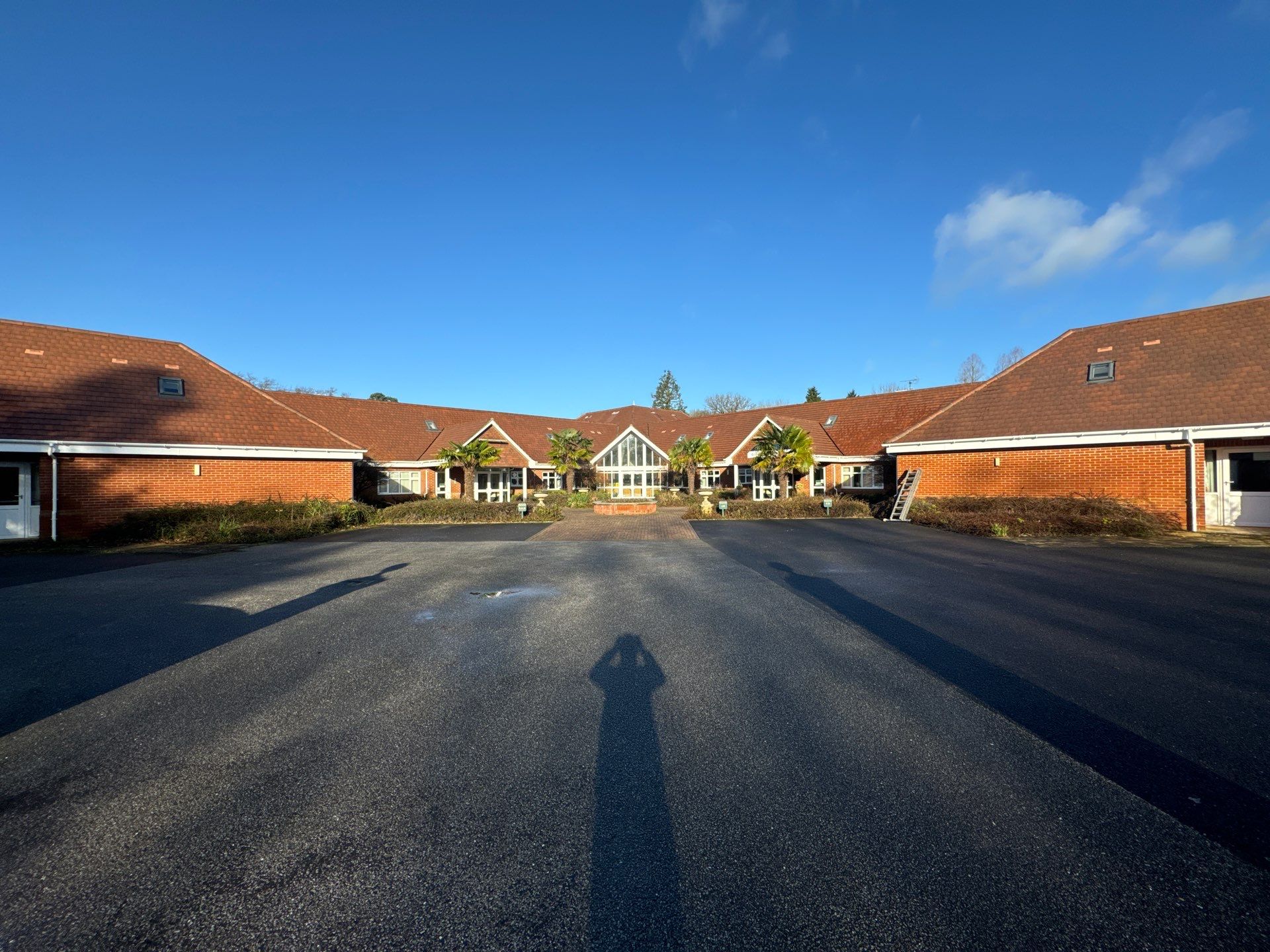 Large Care Home Roof Clean using Mosmatic FSC and Biocide by Ges Exterior Cleaning ltd