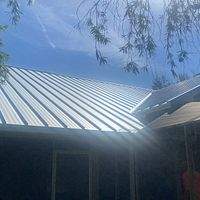 24ga 1.5" Mechanical Seam Mill Finish by Total Roofing System The Metal Roof Experts