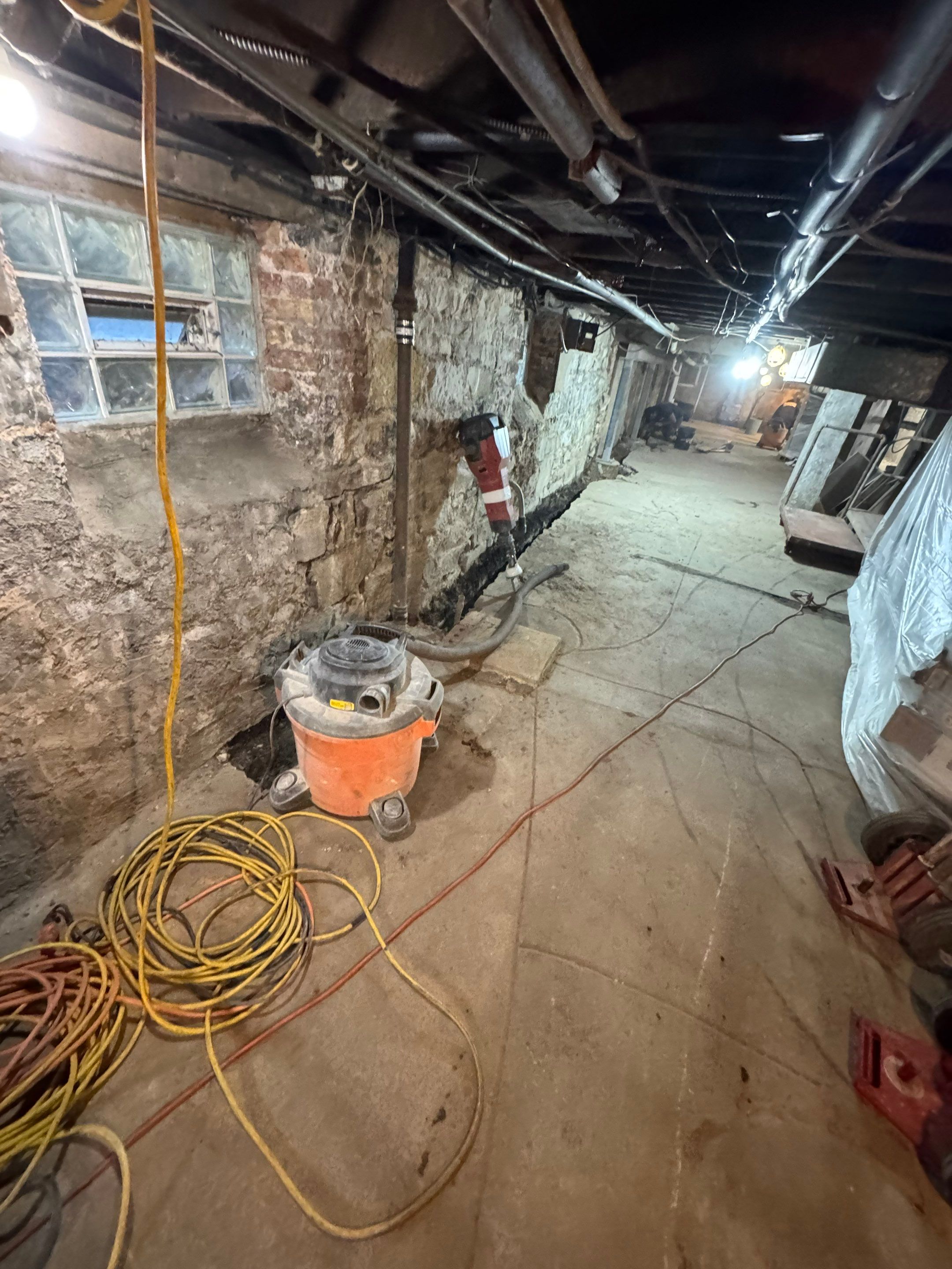 Chicago Drain Tile System by Area Wide Waterproofing