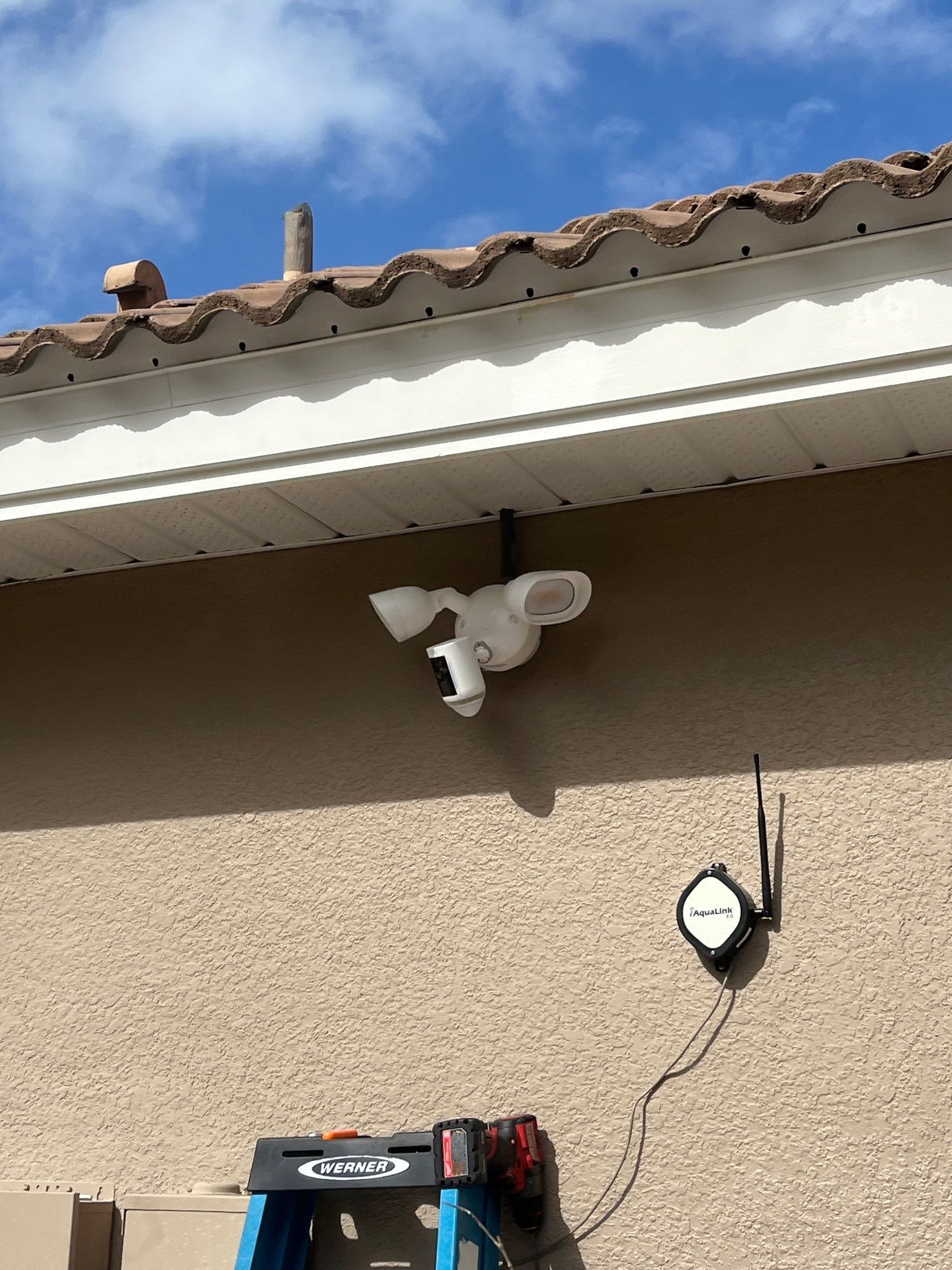 Outdoor Security Camera Install in Windermere by Smartron Electric