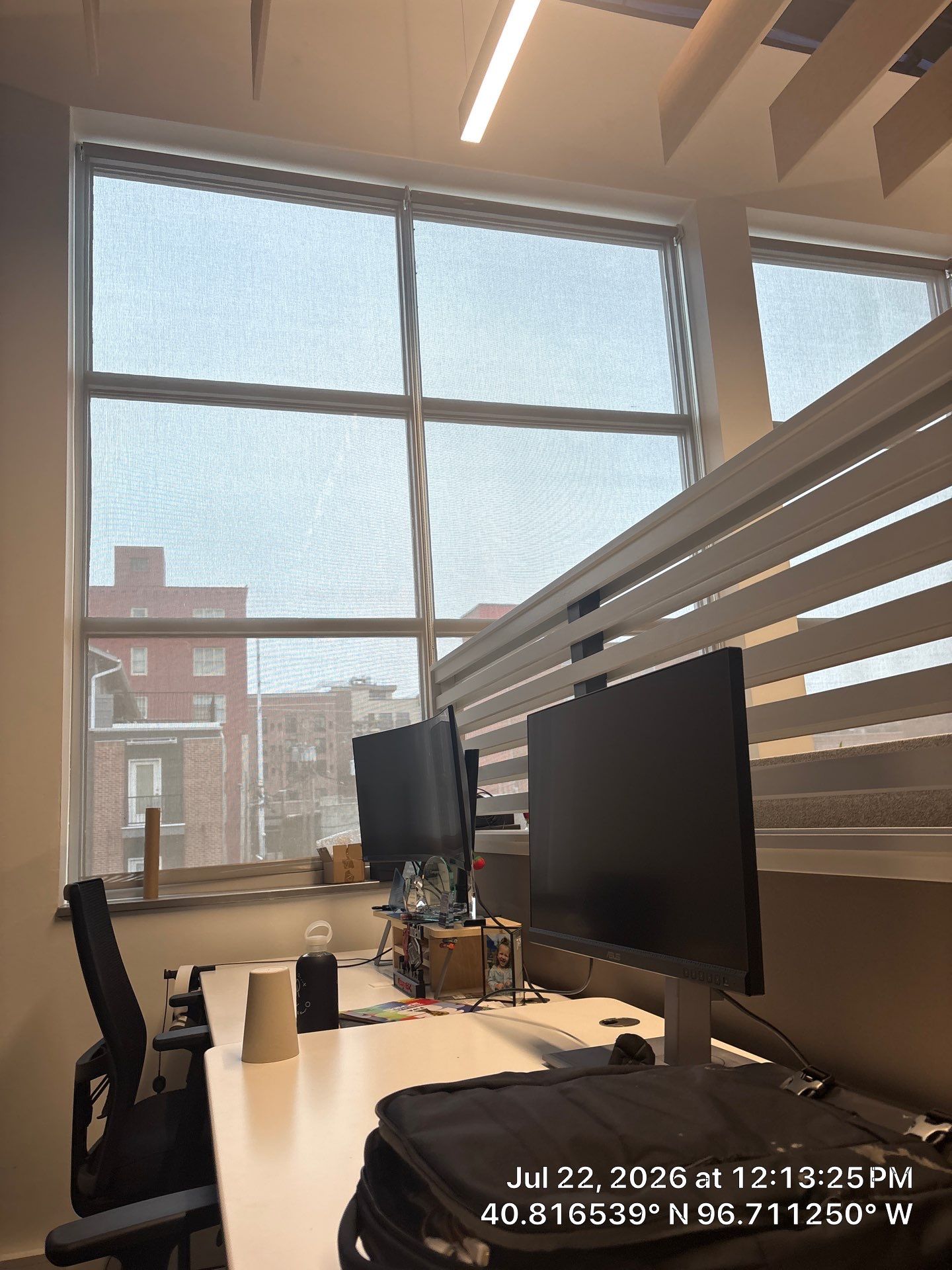 Commercial Multi-Pane Window Installation for Lincoln Office Workspace by CompanyCam Sales Demo