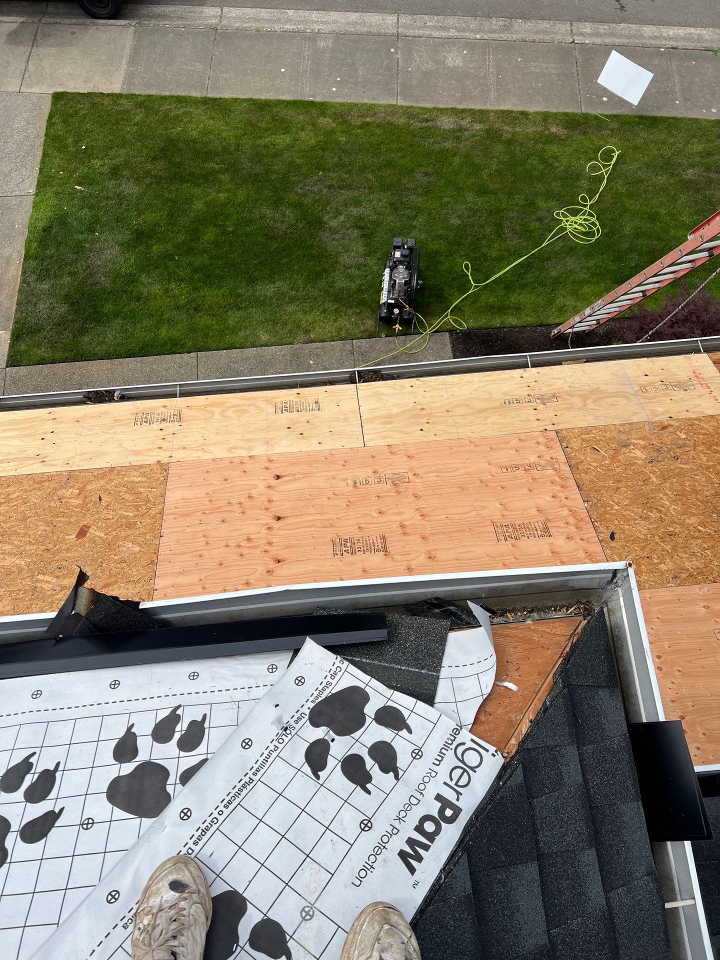 Residential Roofing Installation using GAF UHDZ Shingles by Roofing Formula LLC