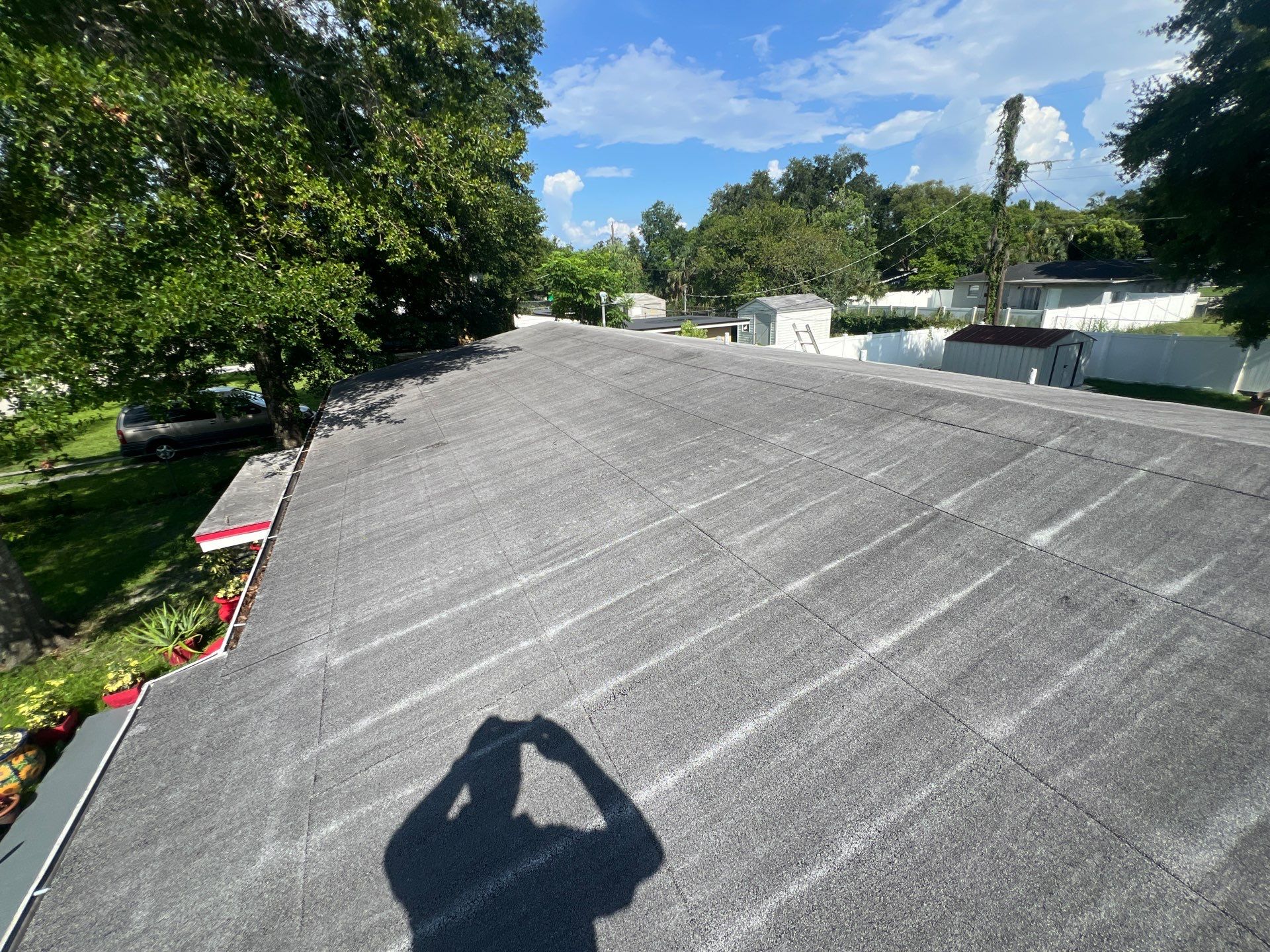 Full Asphalt Shingle and Membrane Roof Replacement in Sanford by Pinnacle Roofing Group