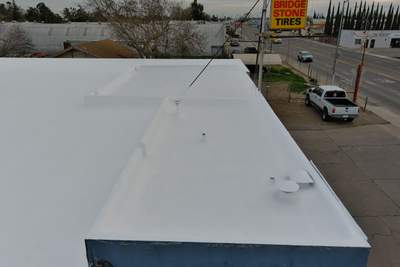 Spray foam and coatings using Conklin Benchmark/PUMA XL coatings and spray foam