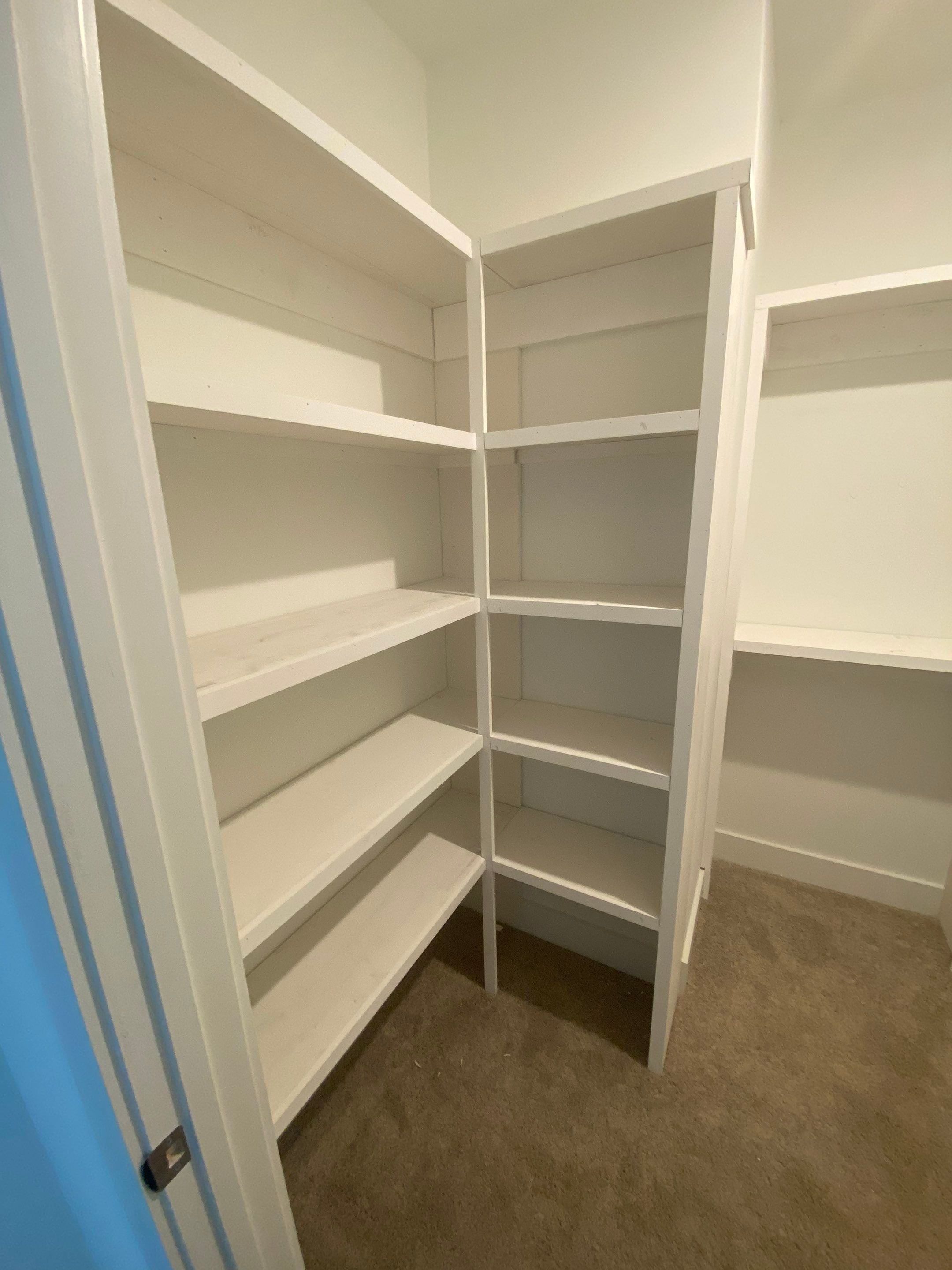 Custom Closet Shelving and Shiplap Finishing in Eatonton by PGP Surface Solutions, LLC
