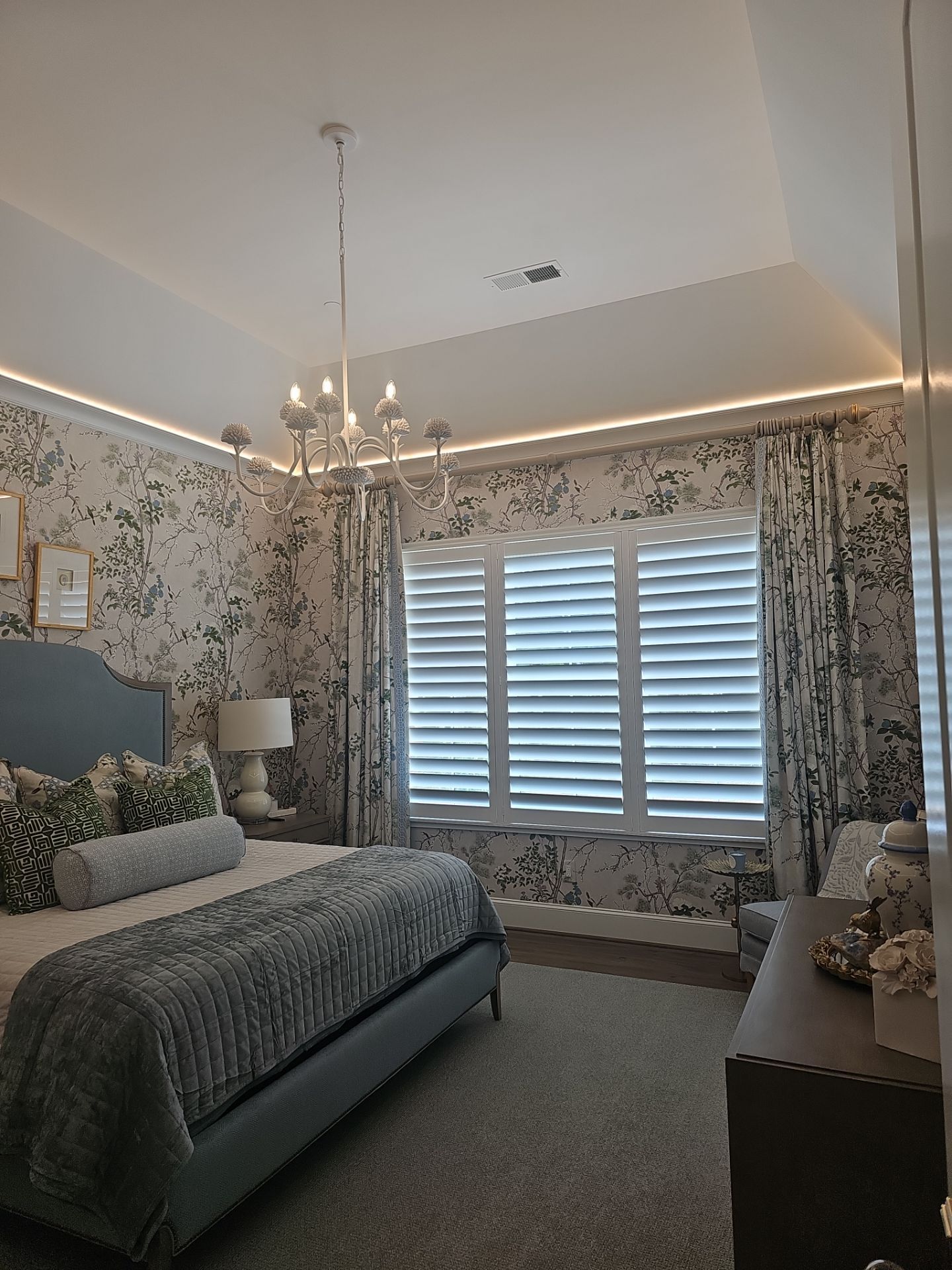 Whole house project in Greenville, SC by Southern Traditions Window Fashions