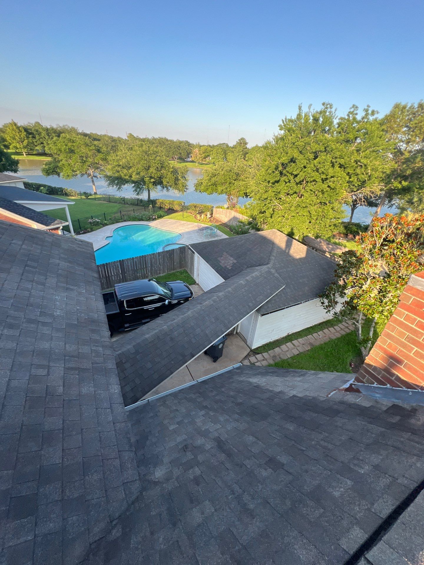 Residential Roofing Installation using Owen's Corning Duration (Lifetime) Shingles by Roof Repair Company