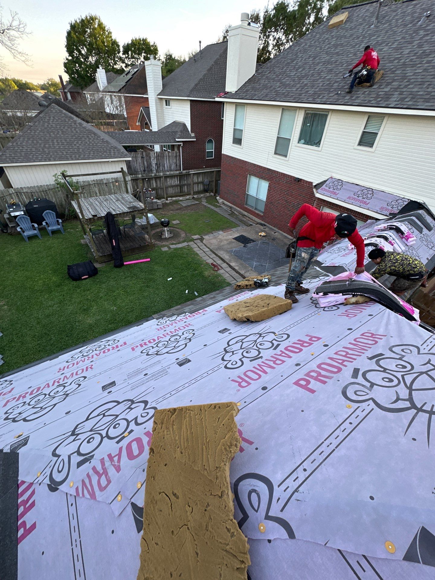 Project in Sugar Land by Motion Roofing