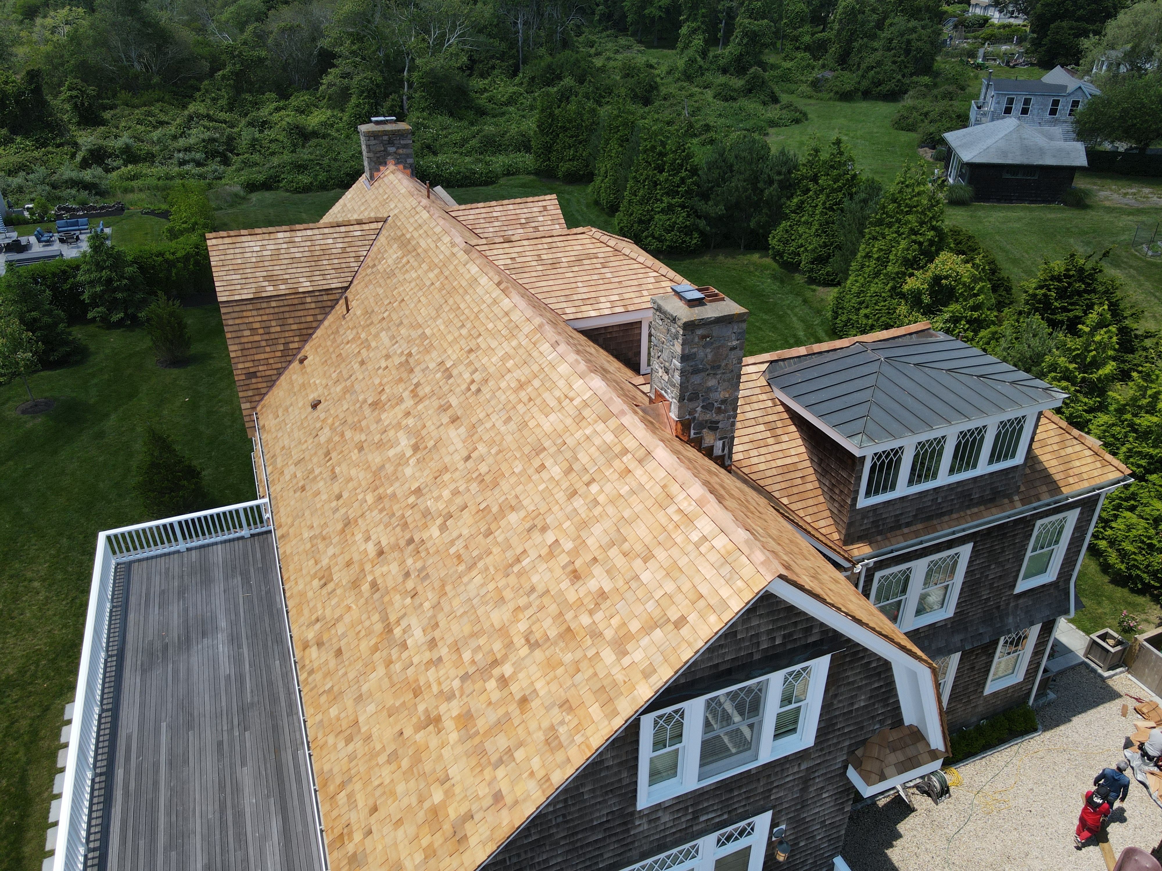 Narragansett,RI Cedar Roof Replacement by Rinaldi Roofing 