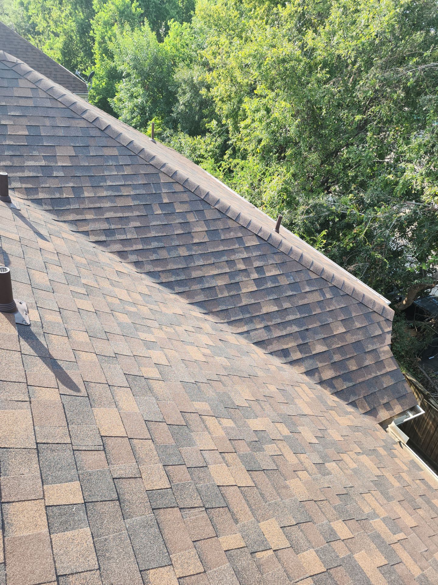 Residential Roofing Installation using Owen's Corning Duration (Lifetime) Shingles by Roof Repair Company